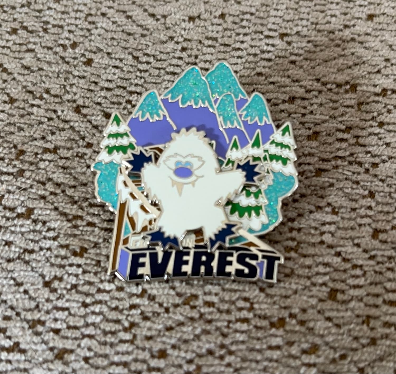 Expedition Everest Yeti Pin front