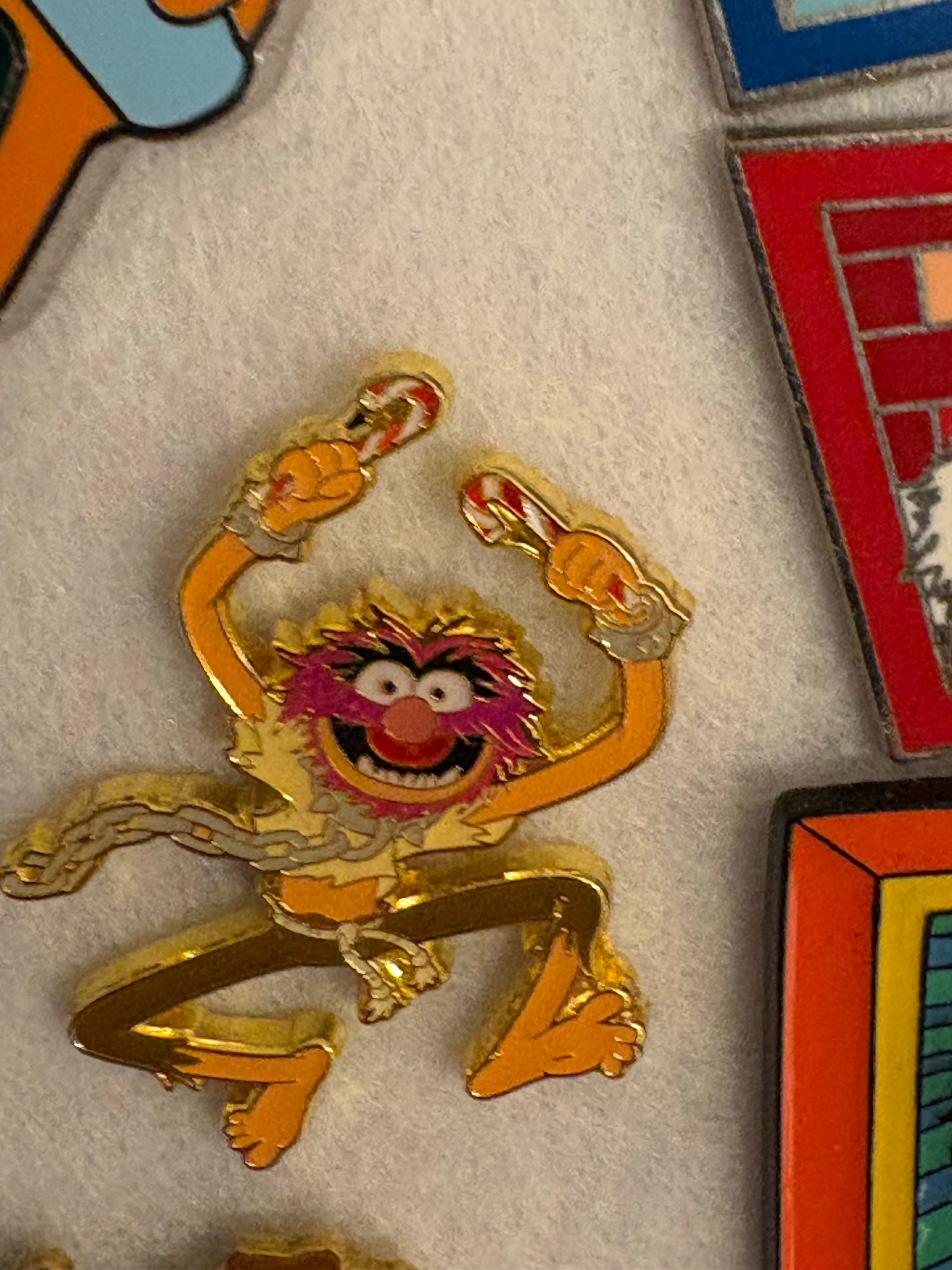 Animal with Candy Canes - The Muppets Holiday Blind Box front