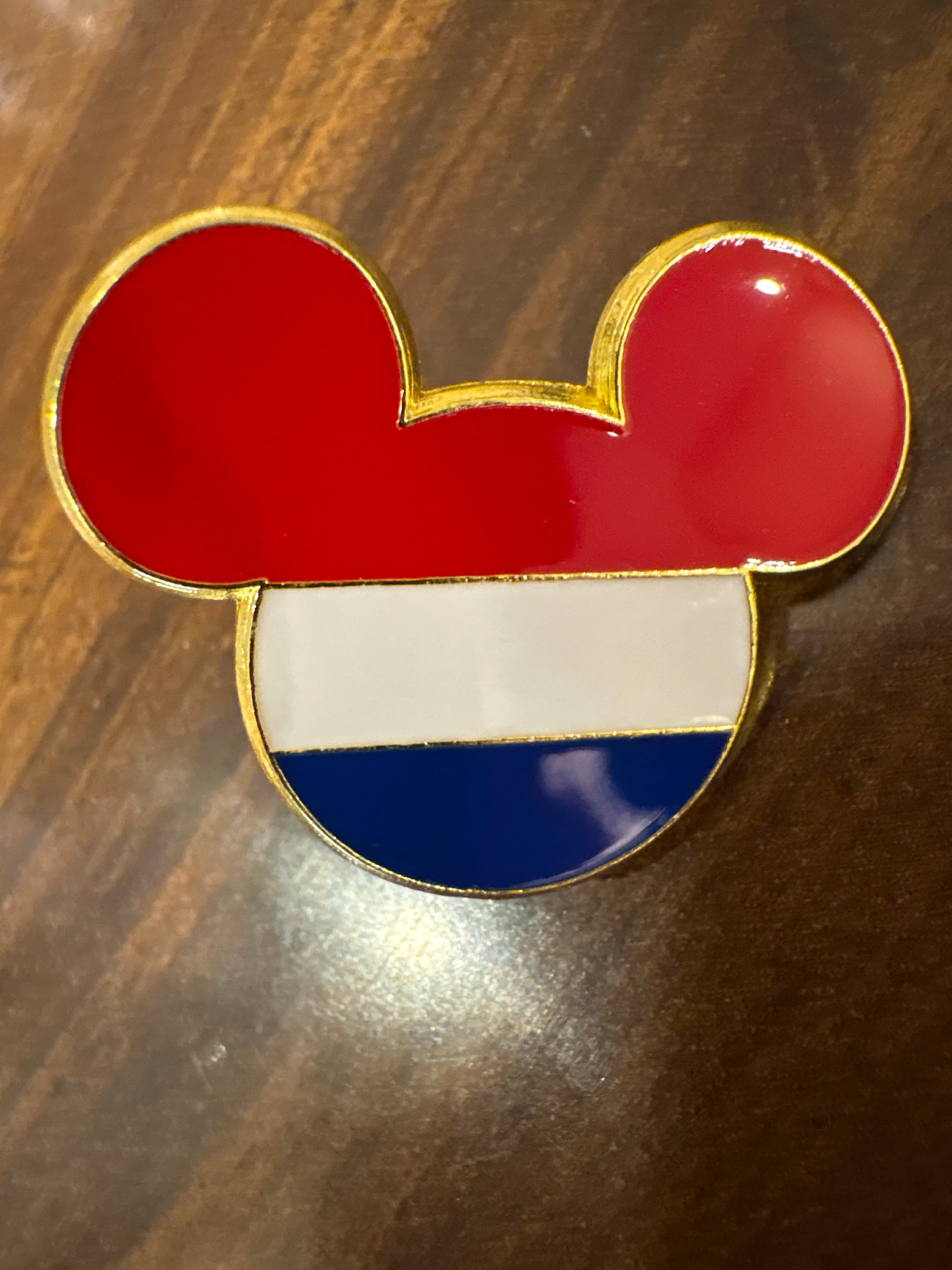 Mickey Mouse Ears Netherlands Flag front