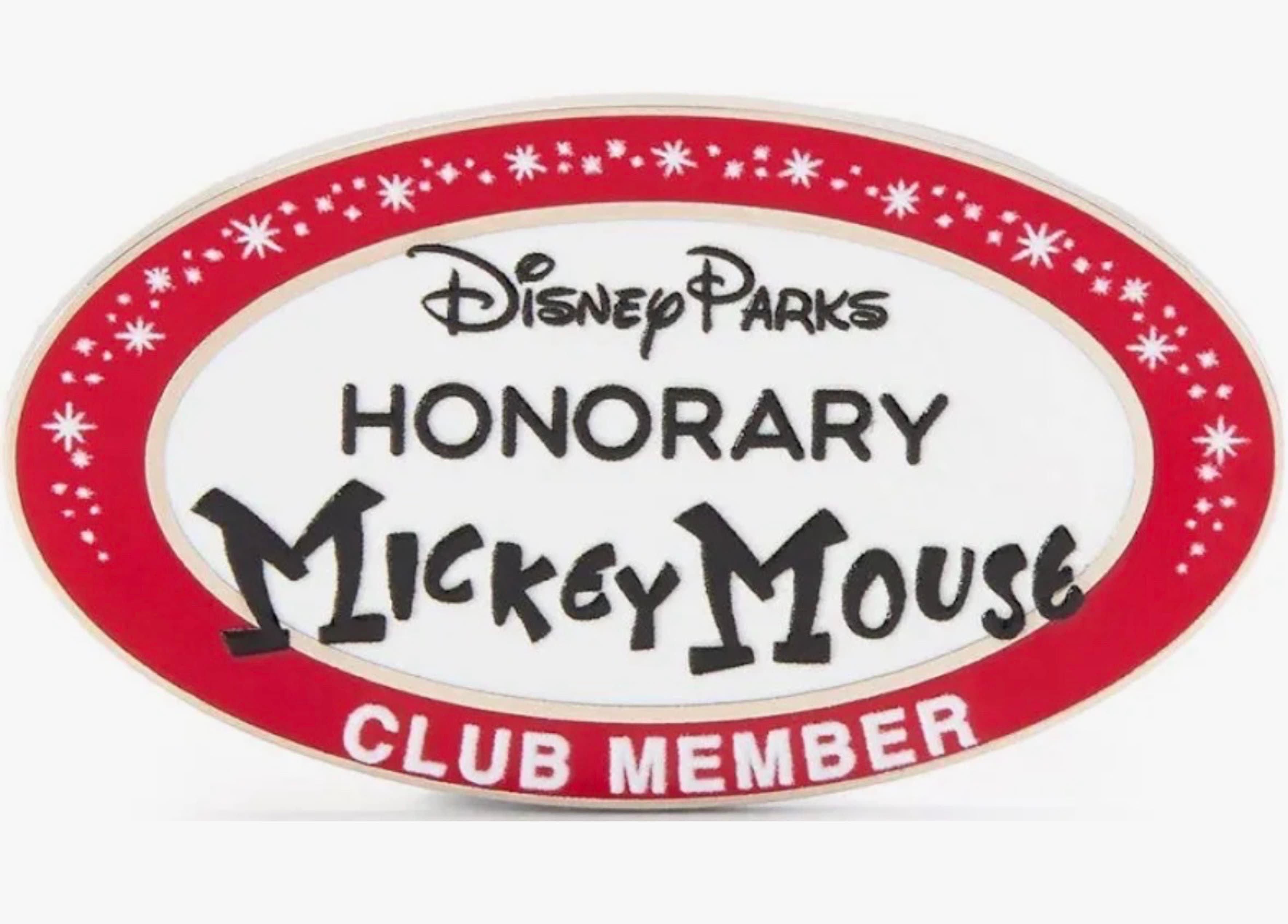 Disney Parks Honorary Mickey Mouse Club Member Pin front