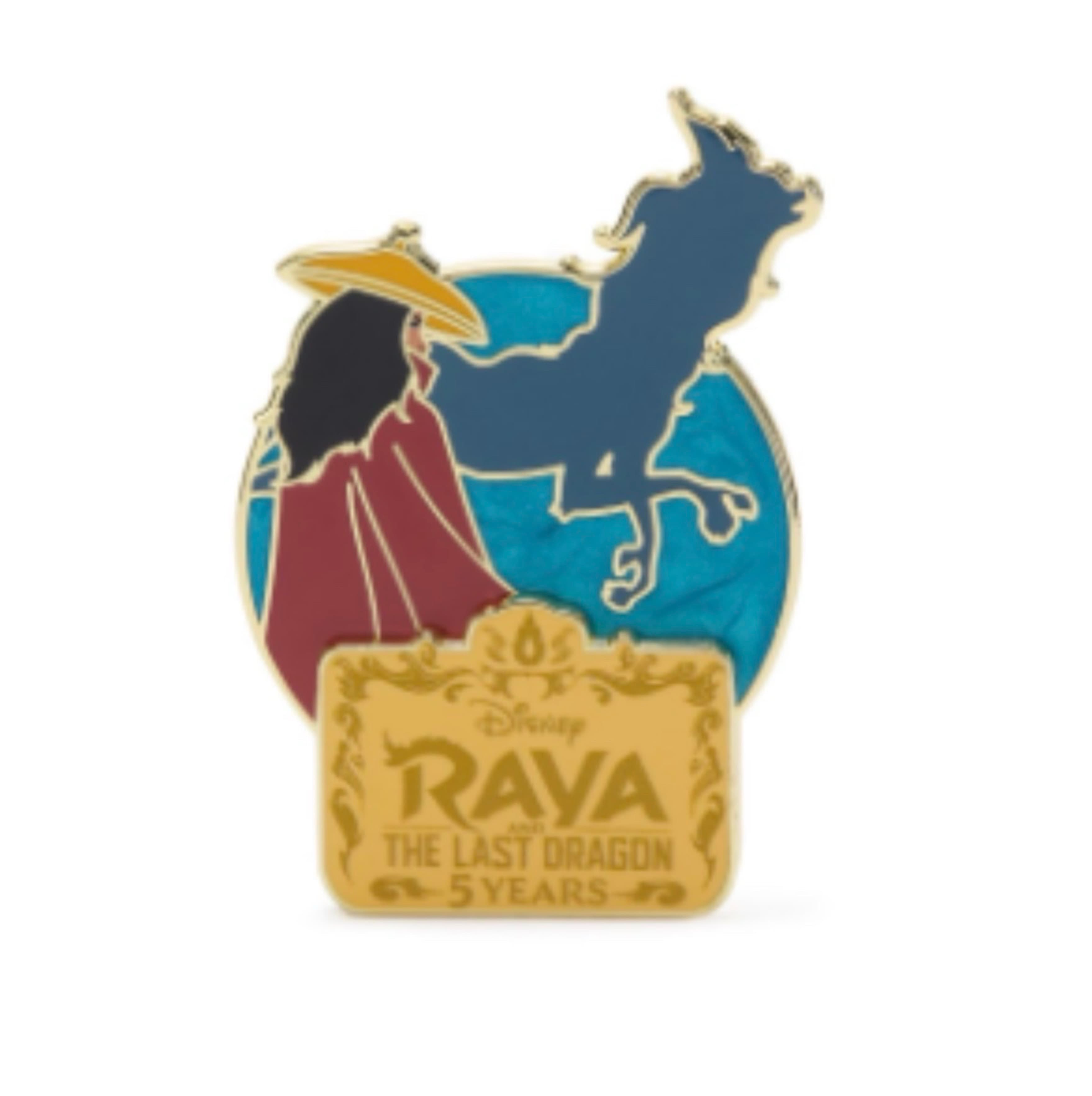 Raya and the Last Dragon 5th Anniversary Pin front