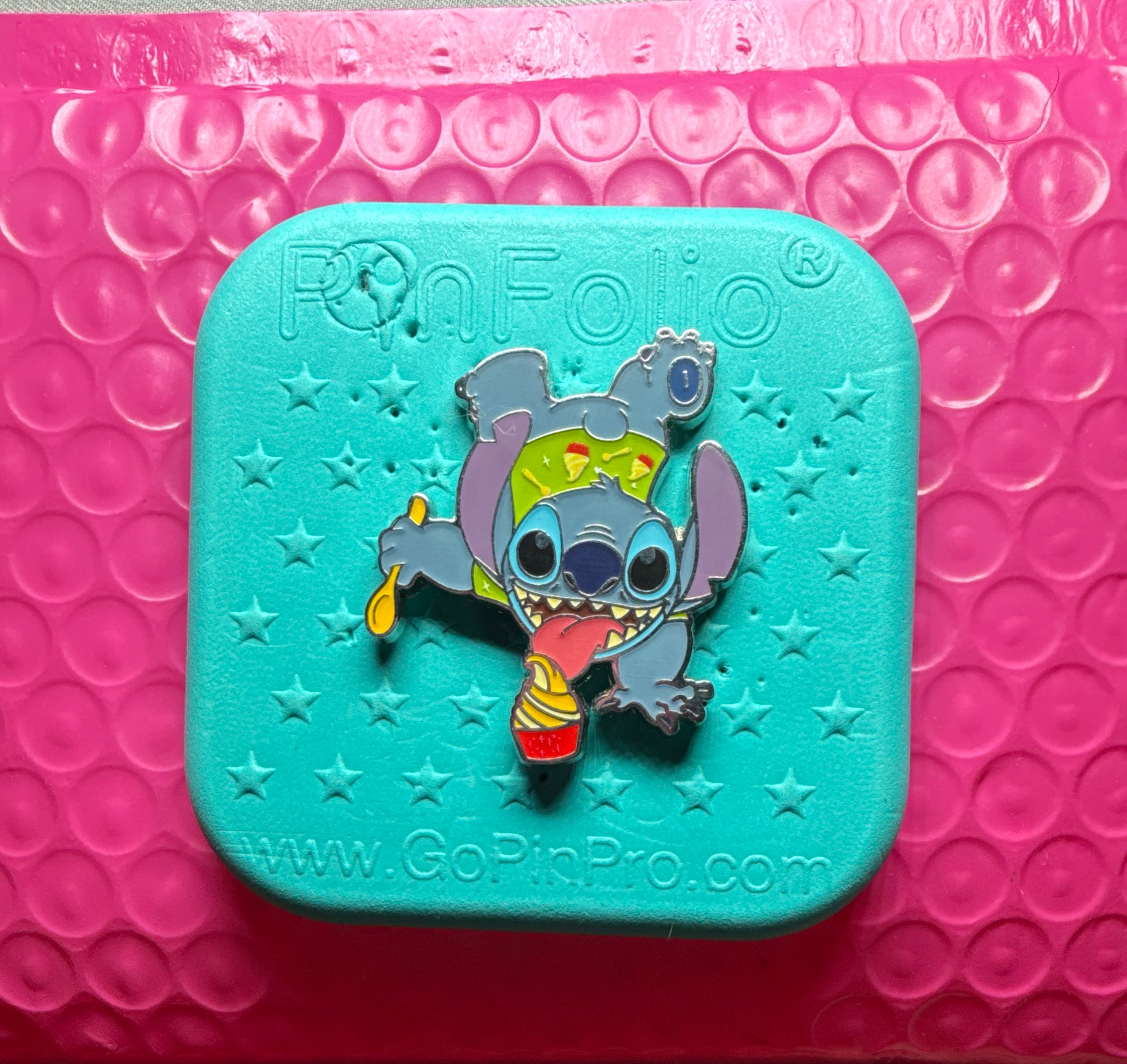 Stitch with Pineapple Swirl (Dole Whip) - Stitch Attacks Snacks Series front