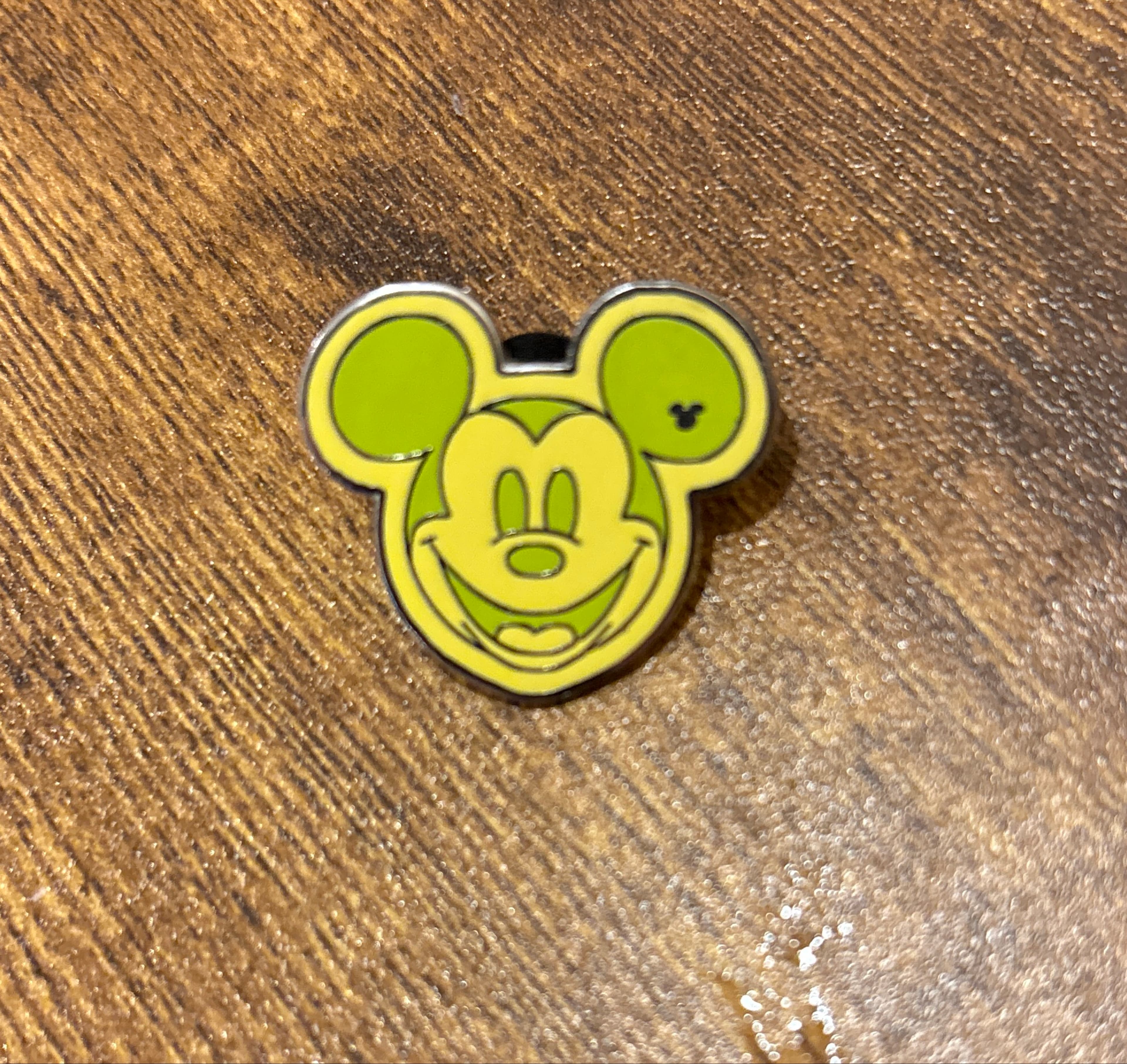 Colorful Mickey Head Green front