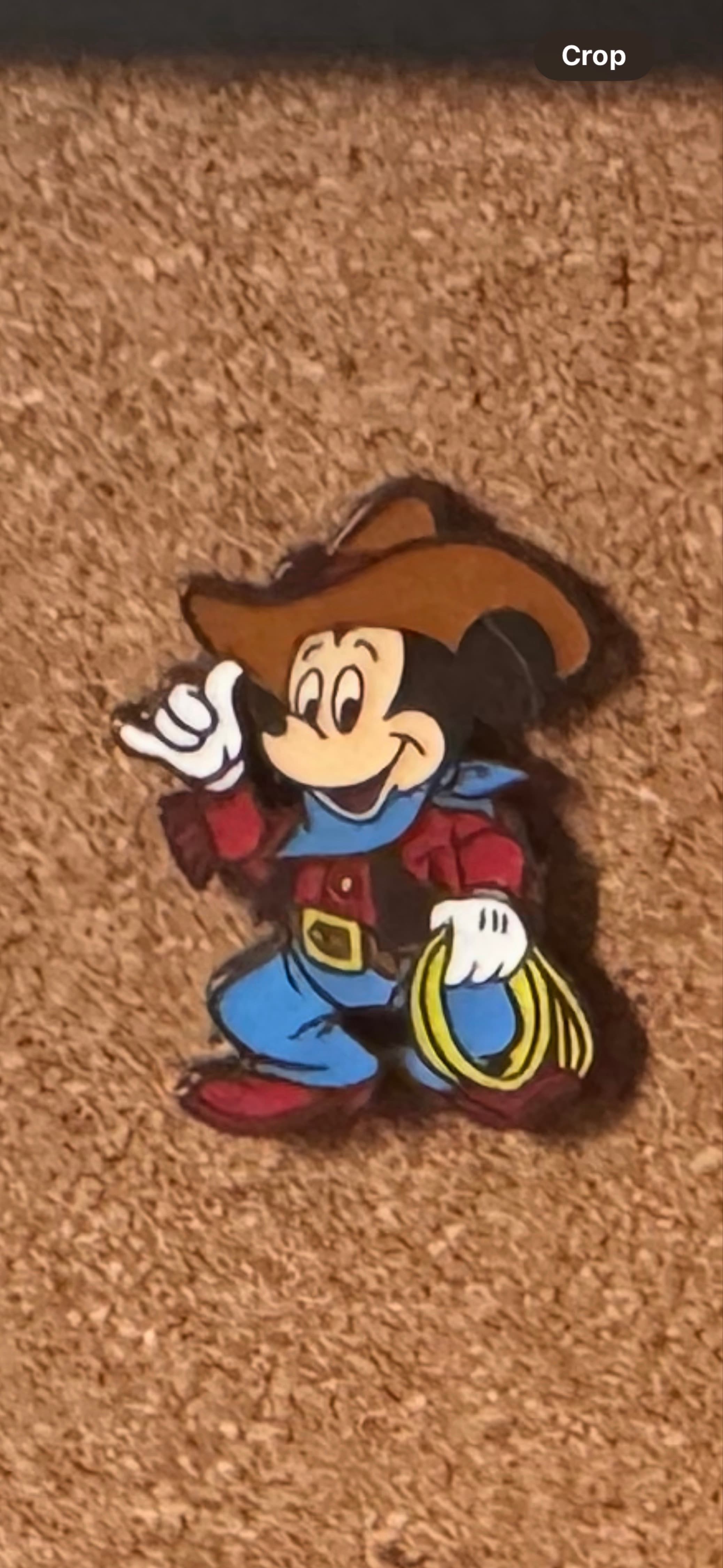 Loungefly Western Cowboy Mickey Mouse Pin front