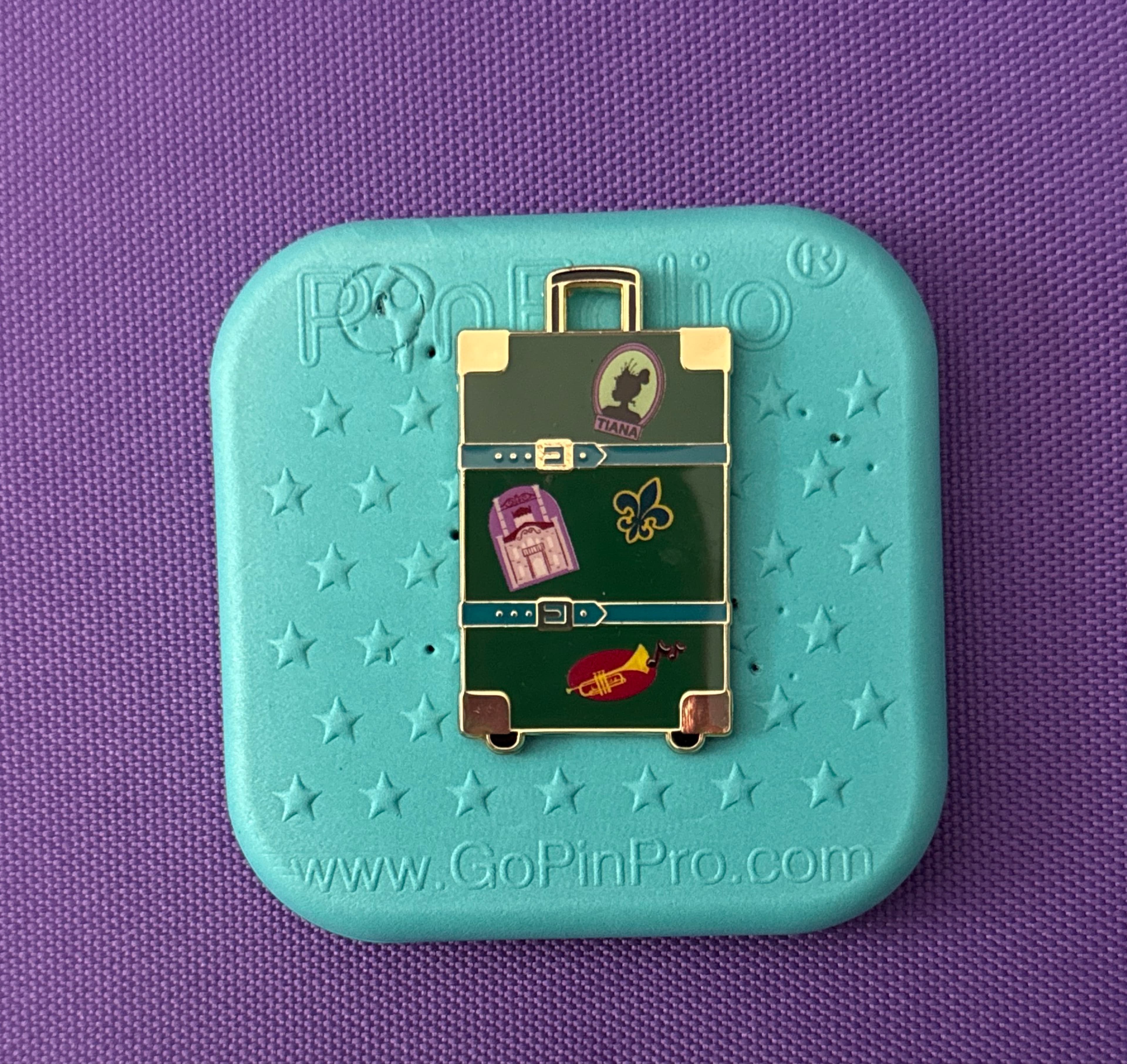 Tiana Luggage Suitcase - BoxLunch Exclusive Mystery Set front