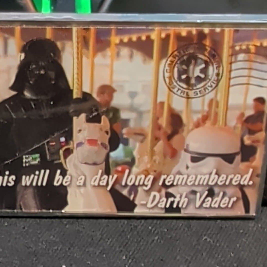Darth Vader on Carousel (This Will Be A Day Long Remembered) front