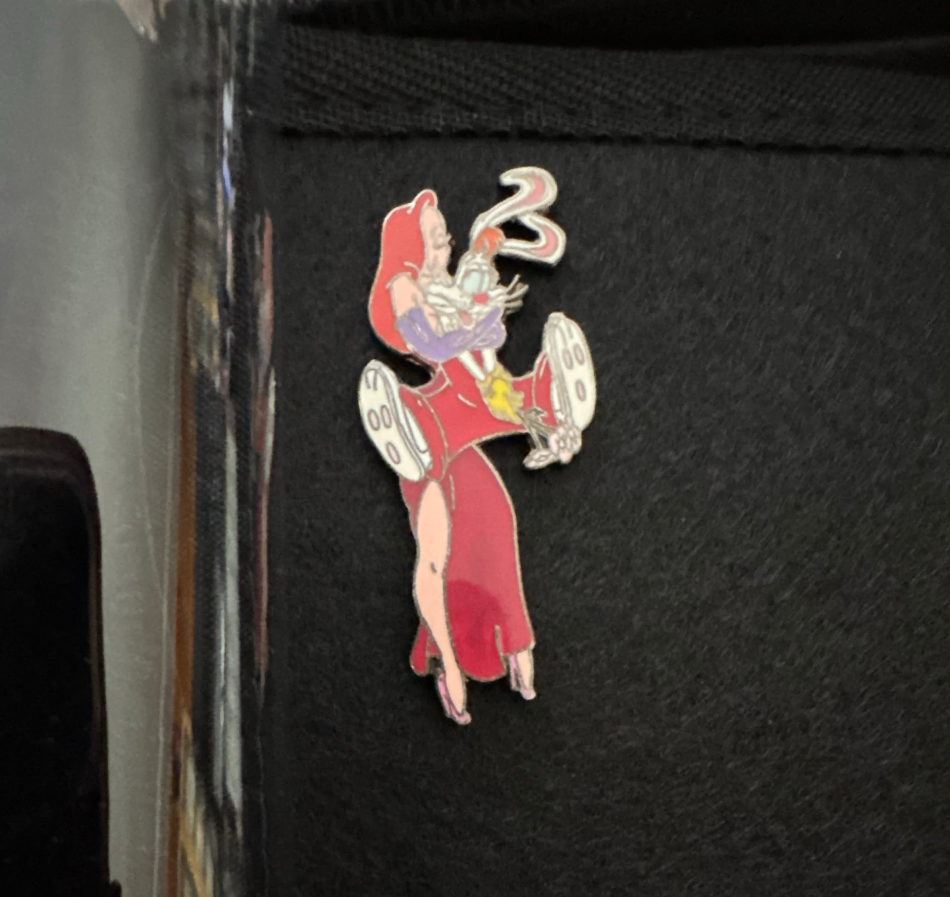 Jessica Rabbit Holding Roger Rabbit Pin front
