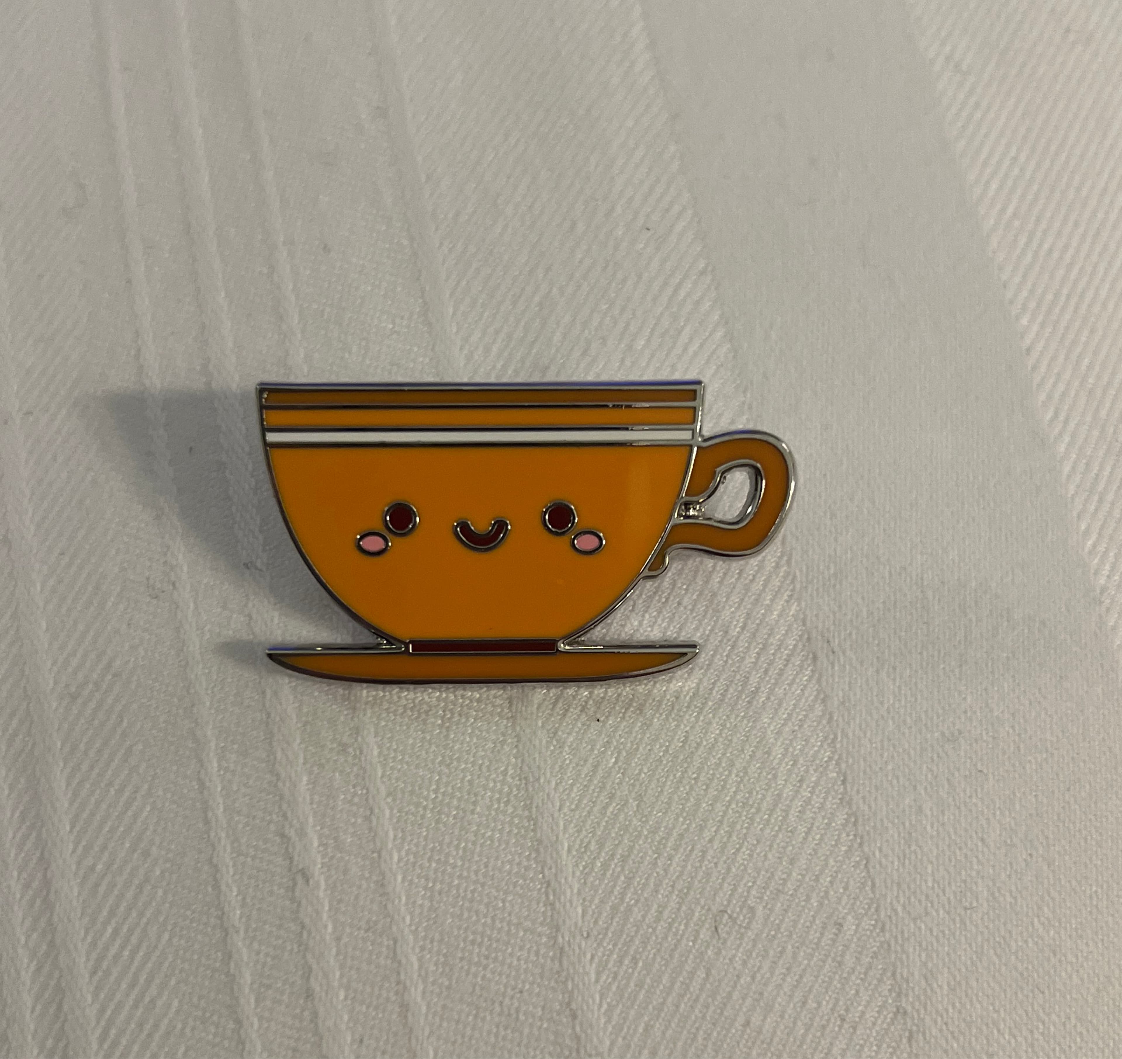 Kingdom of Cute Mad Tea Party Orange Teacup Mystery Pin front