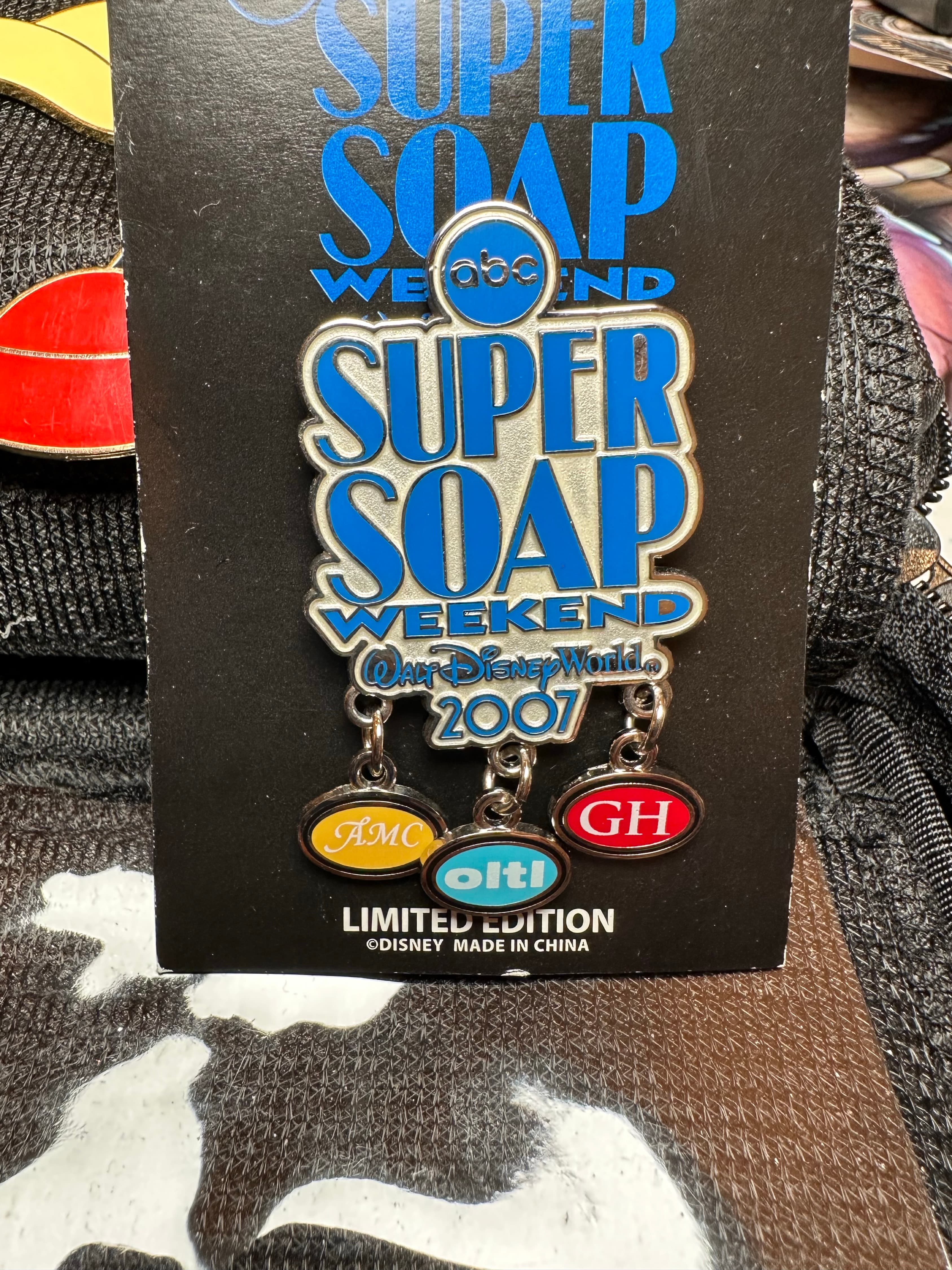 ABC Super Soap Weekend 2007 Logo with Dangles front