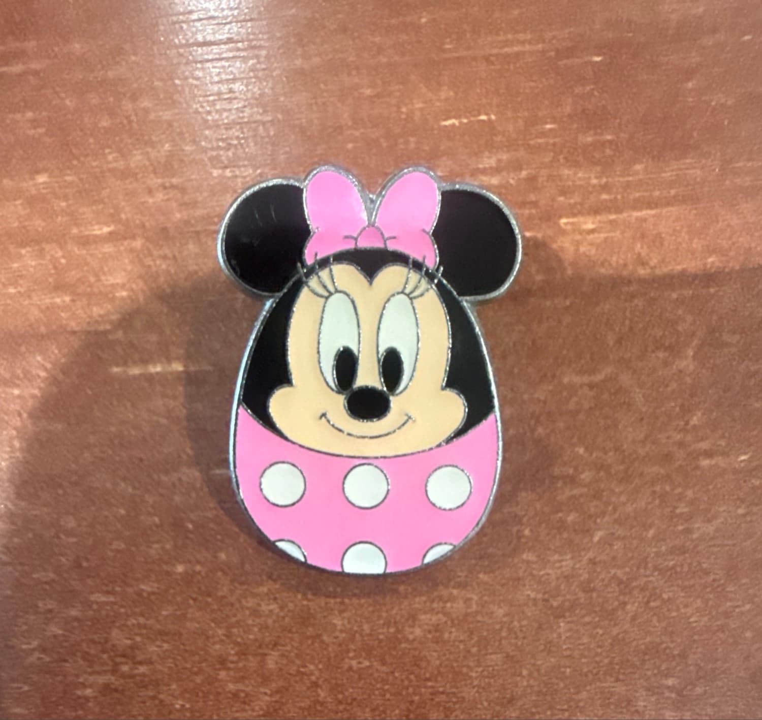 Shanghai Disney Resort Easter Egg Mystery Minnie Mouse Pin front