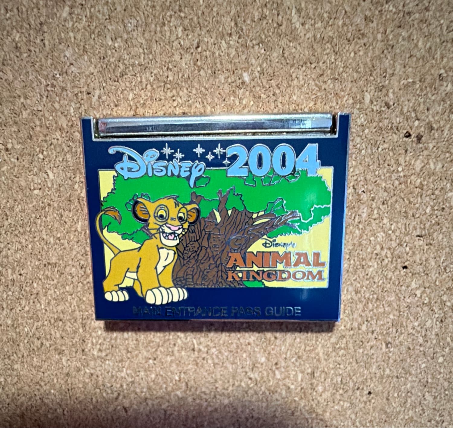 Animal Kingdom - Simba Main Entrance Pass Guide Hinged Pin front