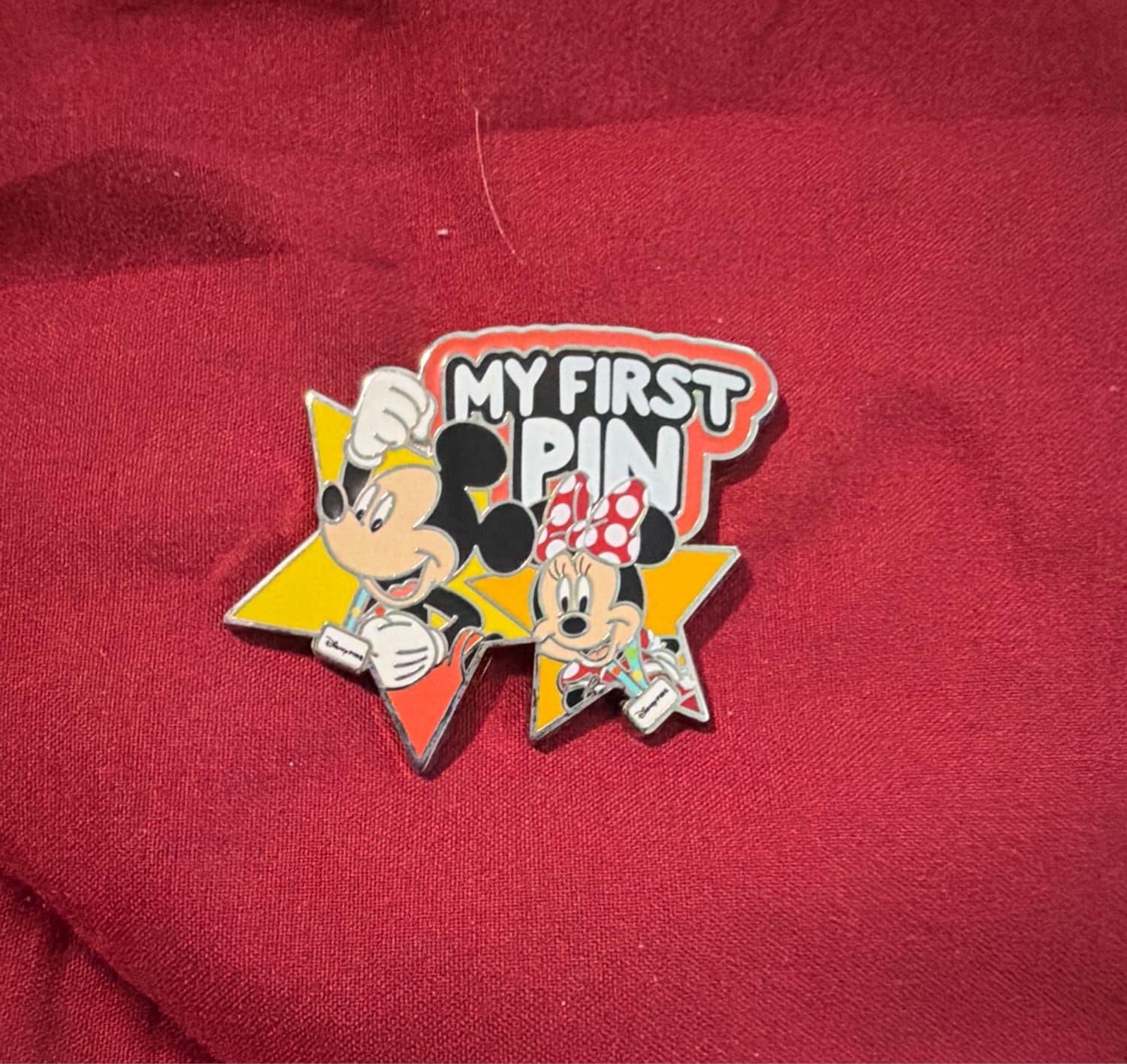 Mickey and Minnie My First Pin front