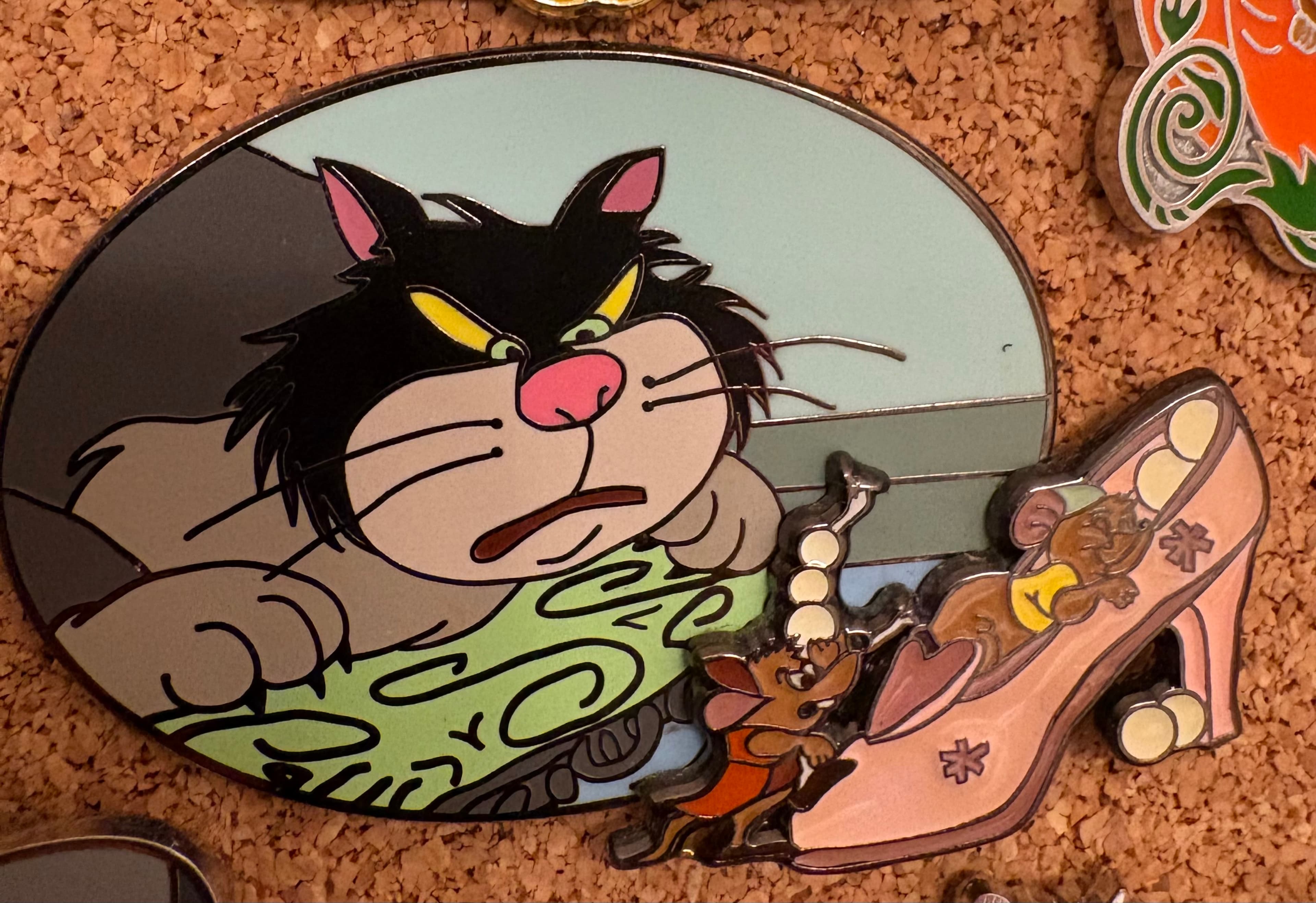 Lucifer jaq and gus gus fantasy pin front