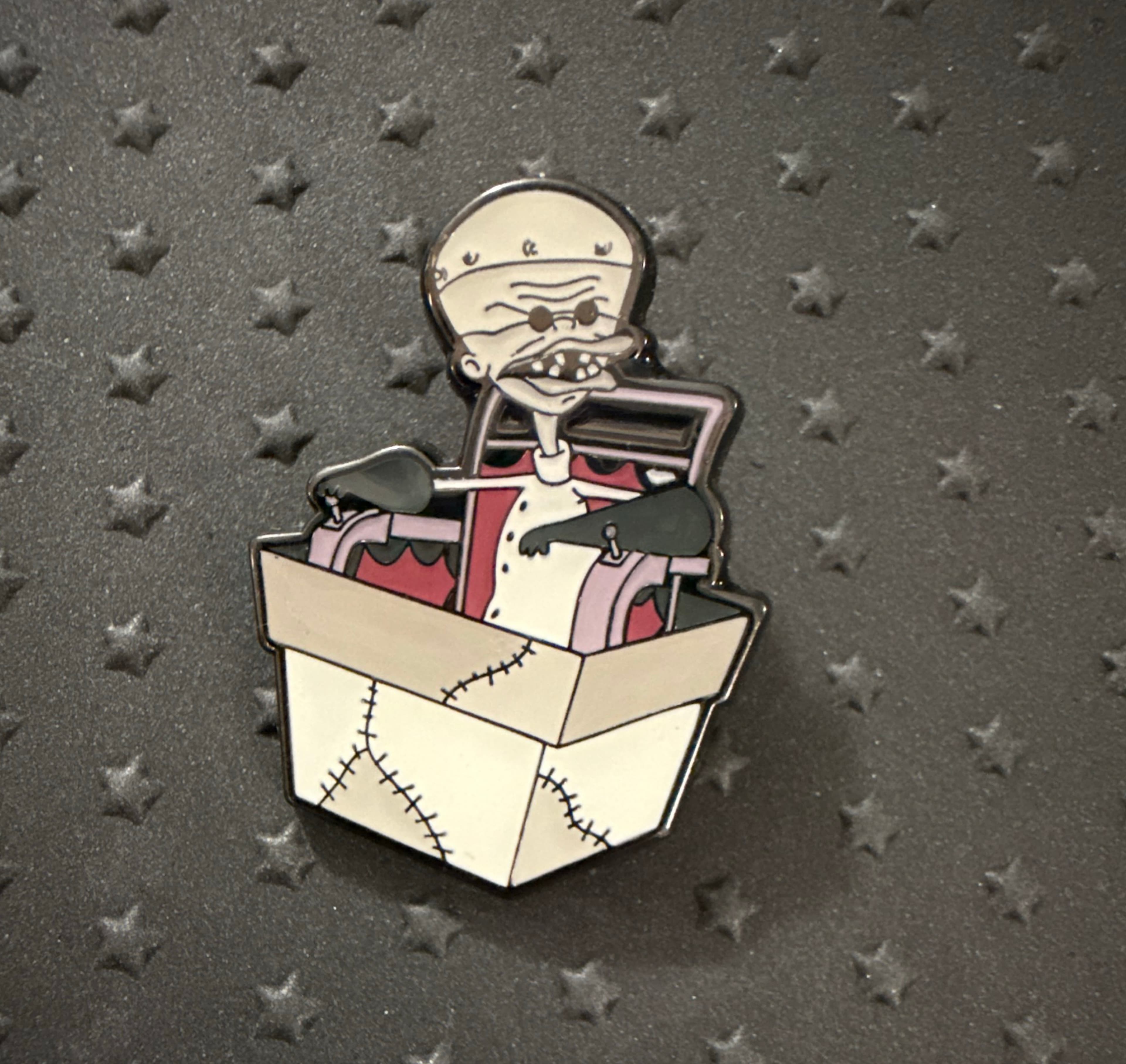 Dr. Finkelstein in Gift Box Spinning Pin - The Nightmare Before Christmas front