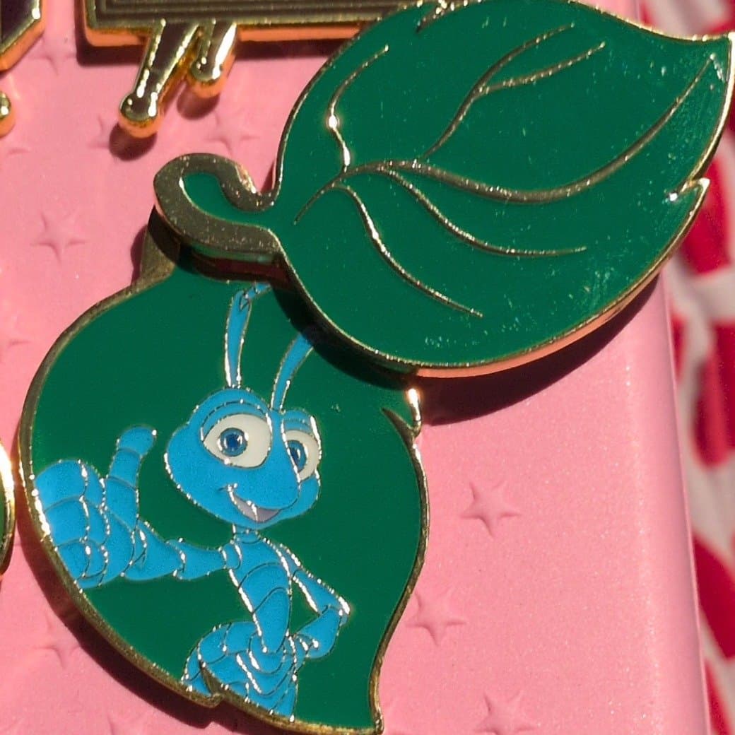 Pixar A Bugs Life Leaf Blind Box Enamel Pin - Flik Pin front