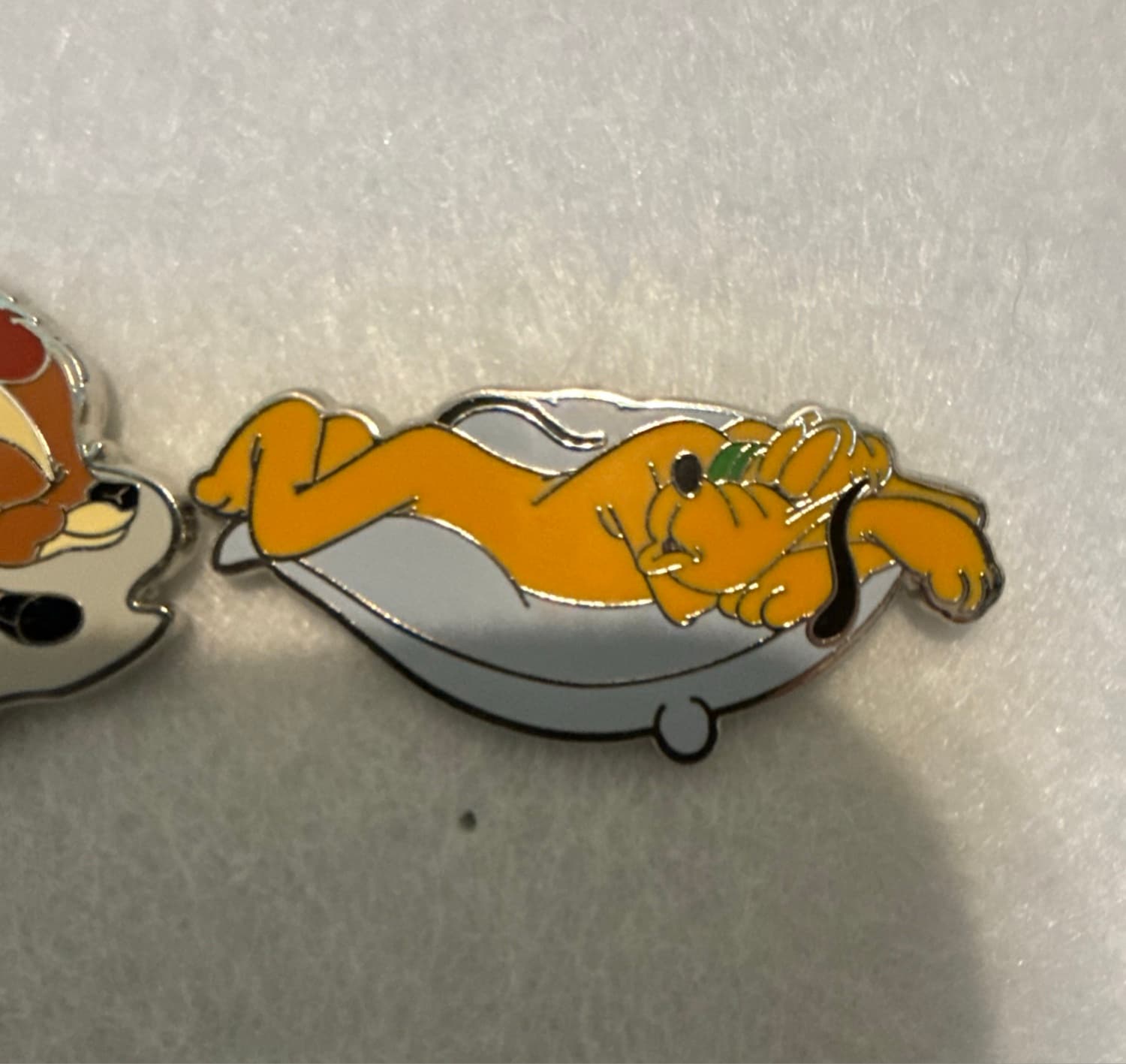 Sleeping Pluto Enamel Pin Disney Sweet Dreams 2022 Mystery Pin front