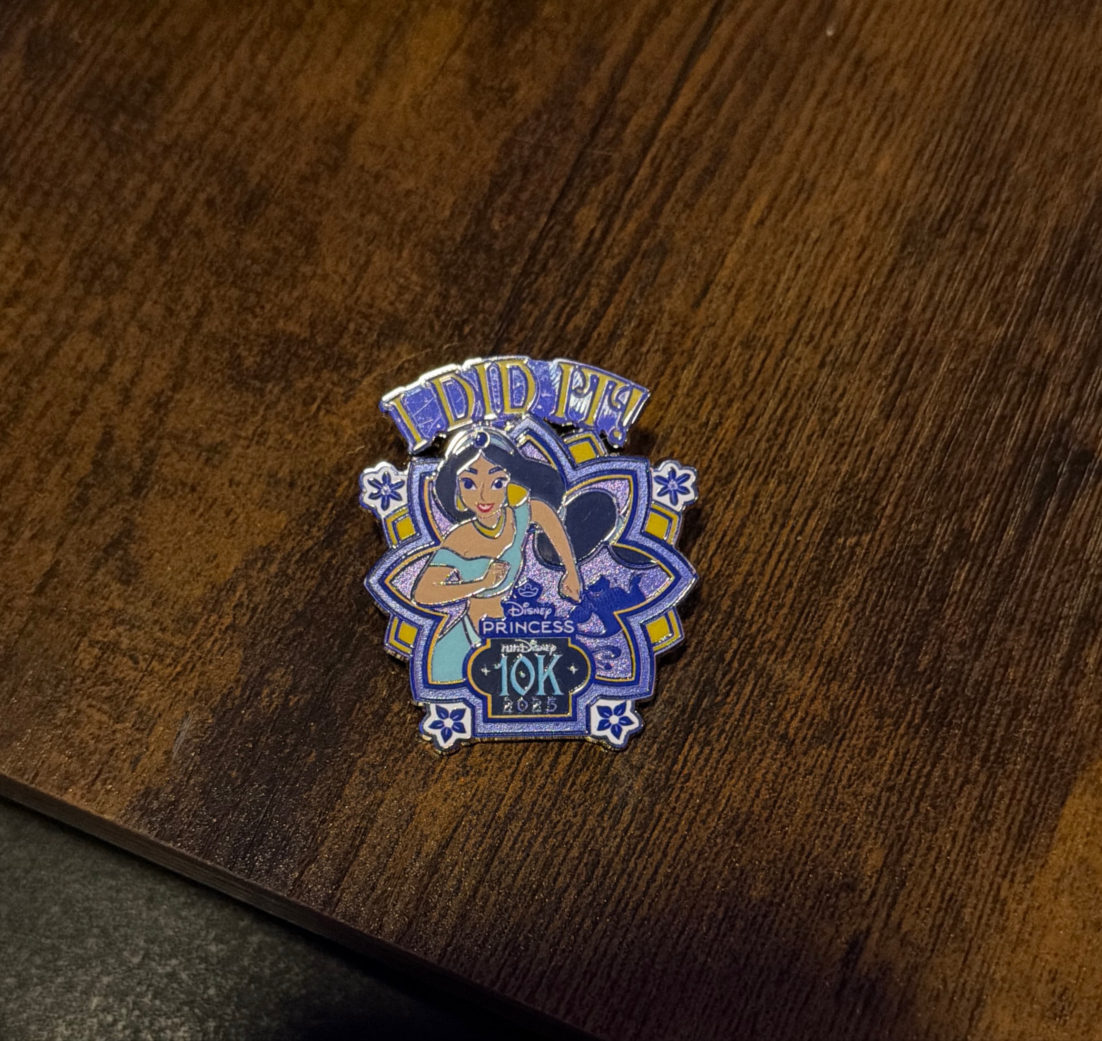 Jasmine 10K I Did It - Princess Half Marathon Weekend 2025 front