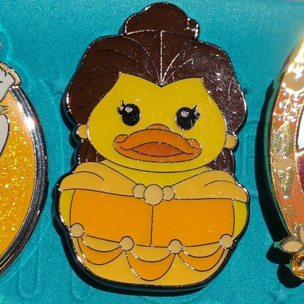 Loungefly - Belle - Princess Rubber Ducks Mystery Set Pin front