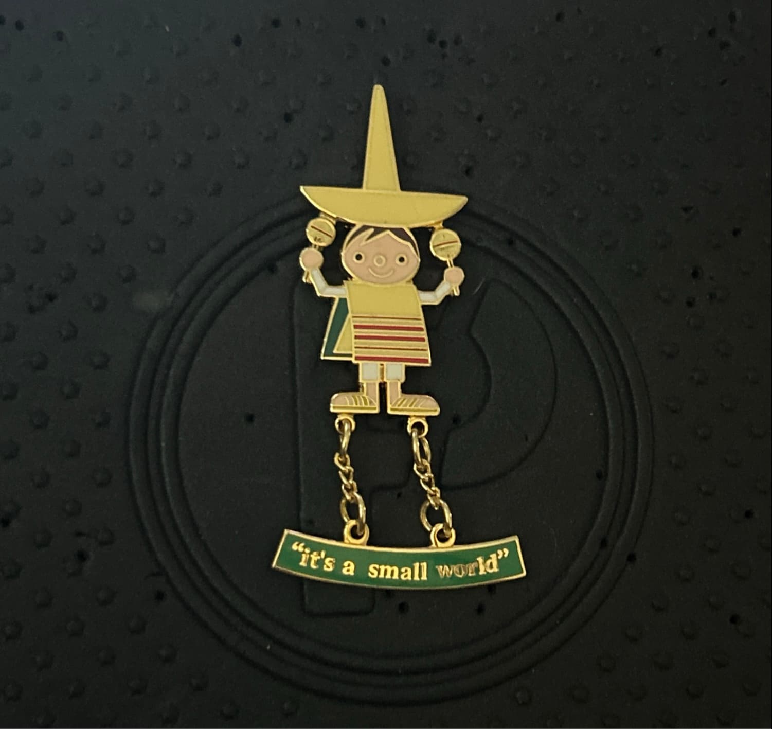 It's a Small World - Mexico Child with Maracas Dangle front