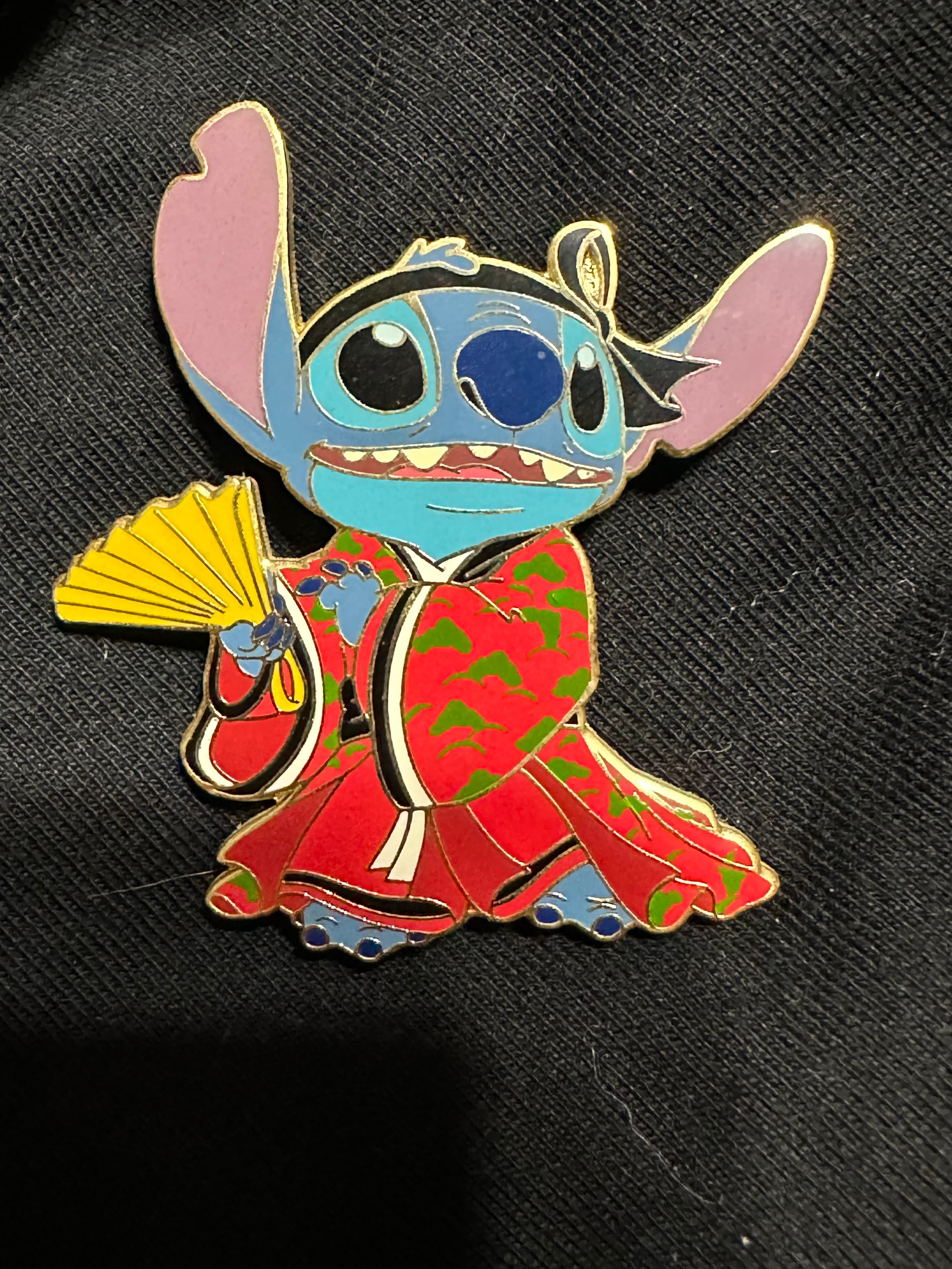 Stitch in Kimono with Fan front