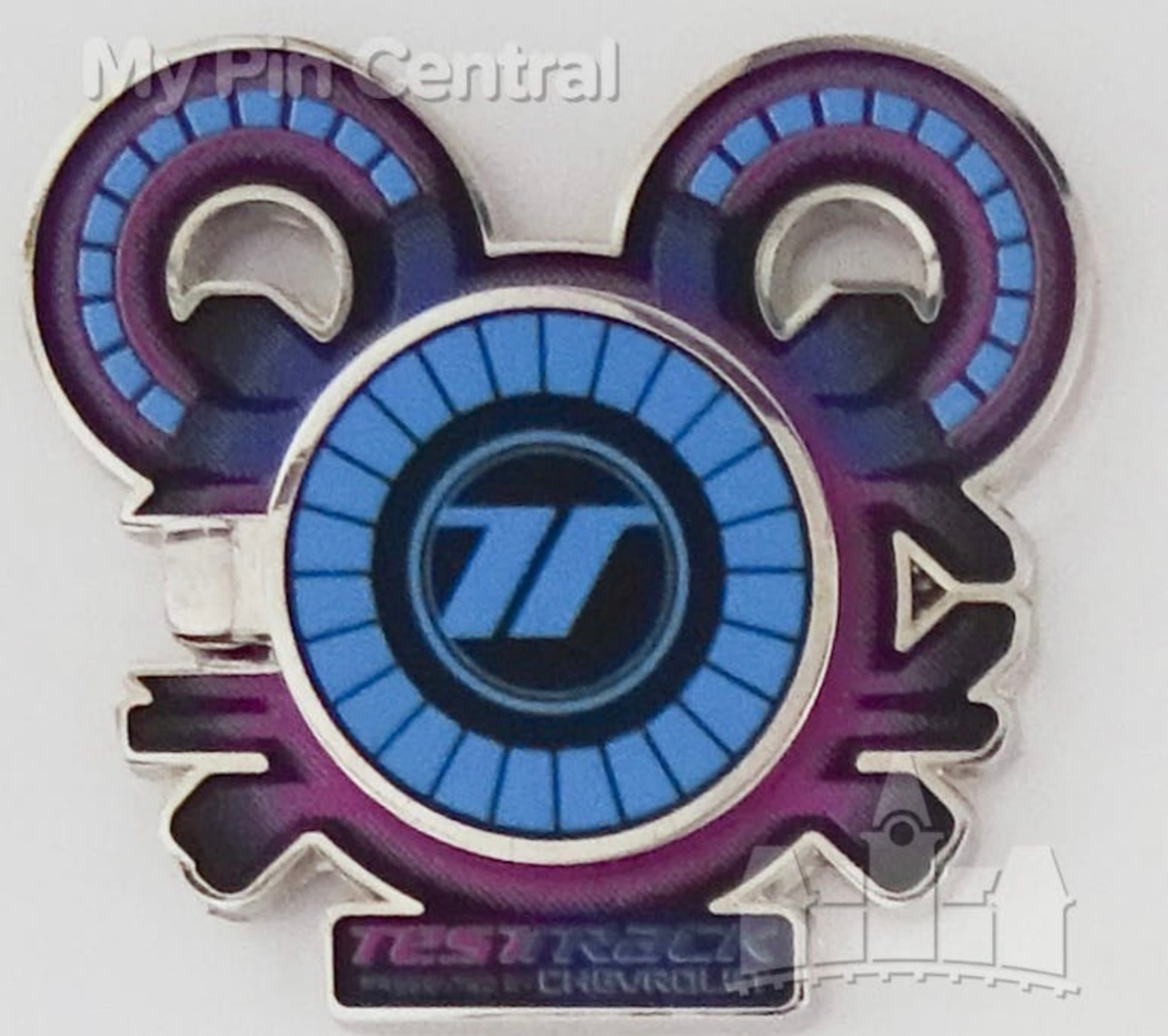 WDW EPCOT Test Track Presented Chevrolet Hinged Mickey front