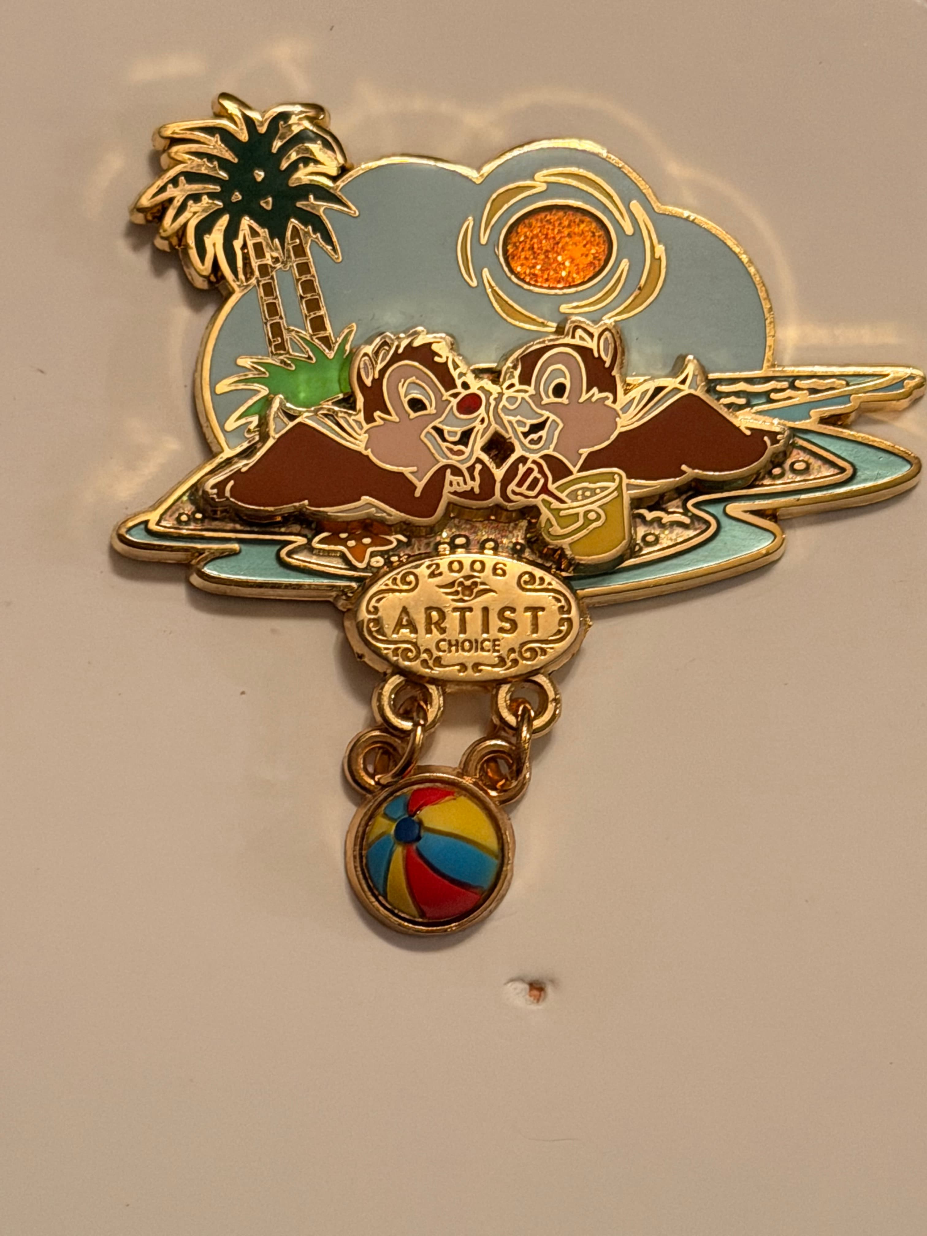 Disney Cruise Line - Chip and Dale Beach Ball front