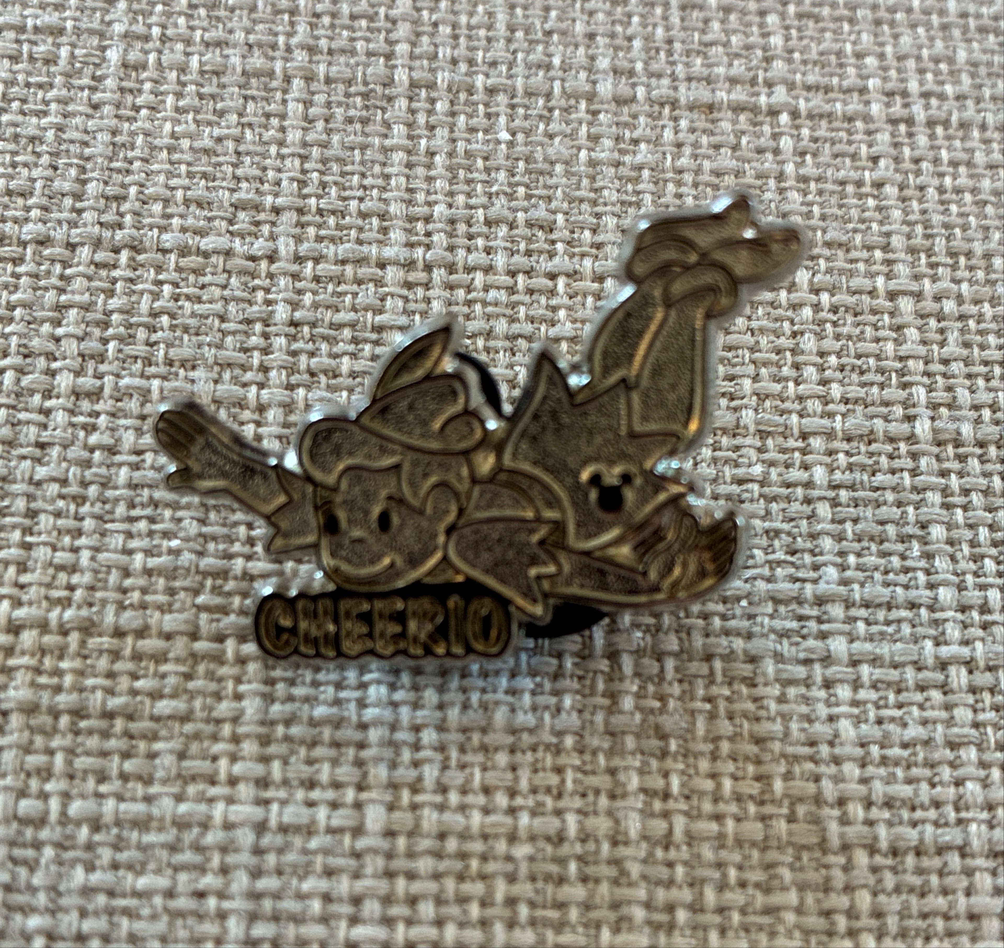 Peter Pan and Tinker Bell - Land of Eternal Knights - Cheerio front