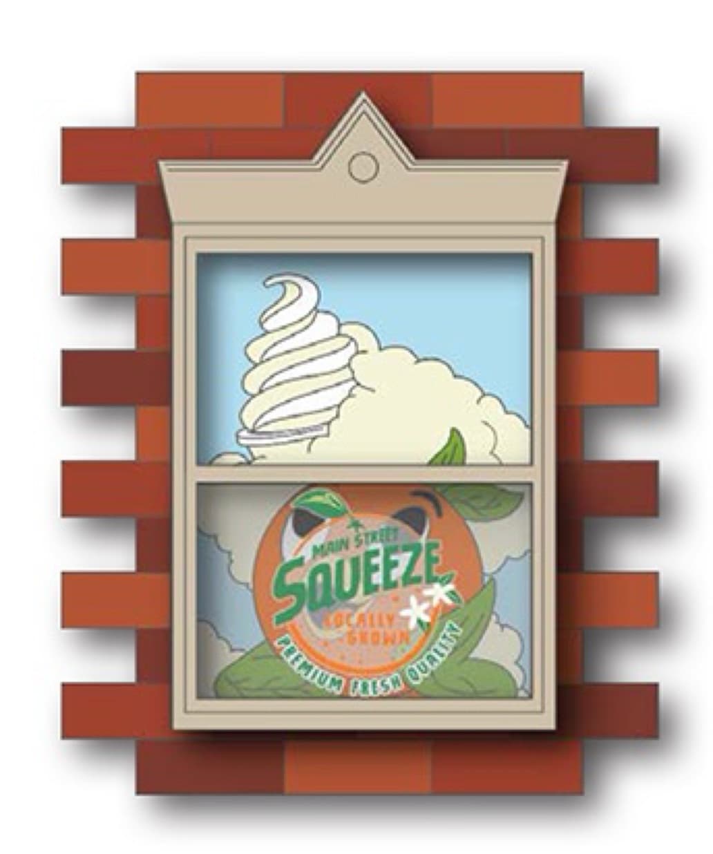 Orange Bird Main Street Squeeze - Wondrous Windows: Inspired Windows on Main Street U.S.A. - Disney After Dark front