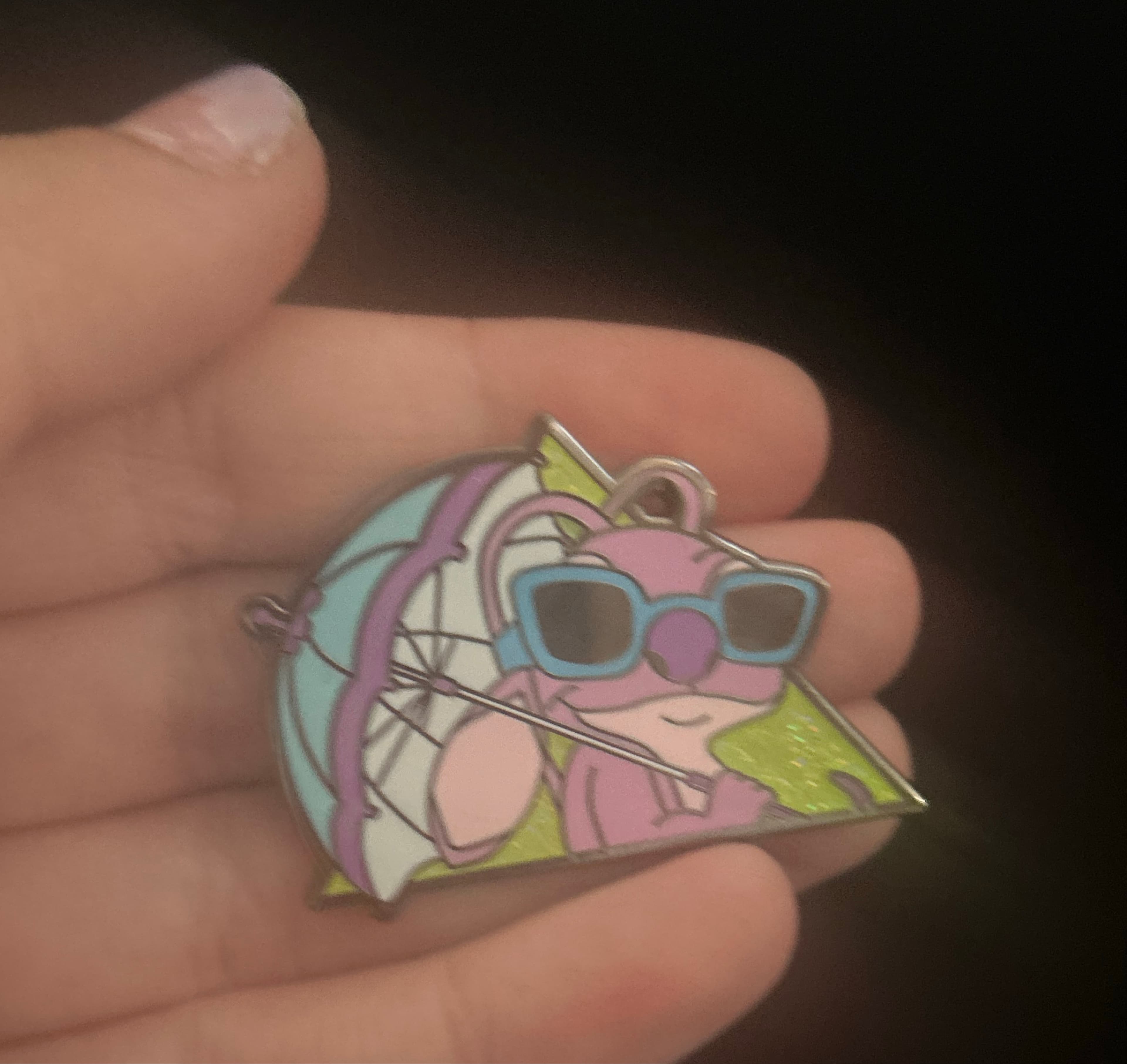 Angel with Sunglasses and Umbrella - Pink Color Story - DLR Hidden Disney 2025: Wave A front