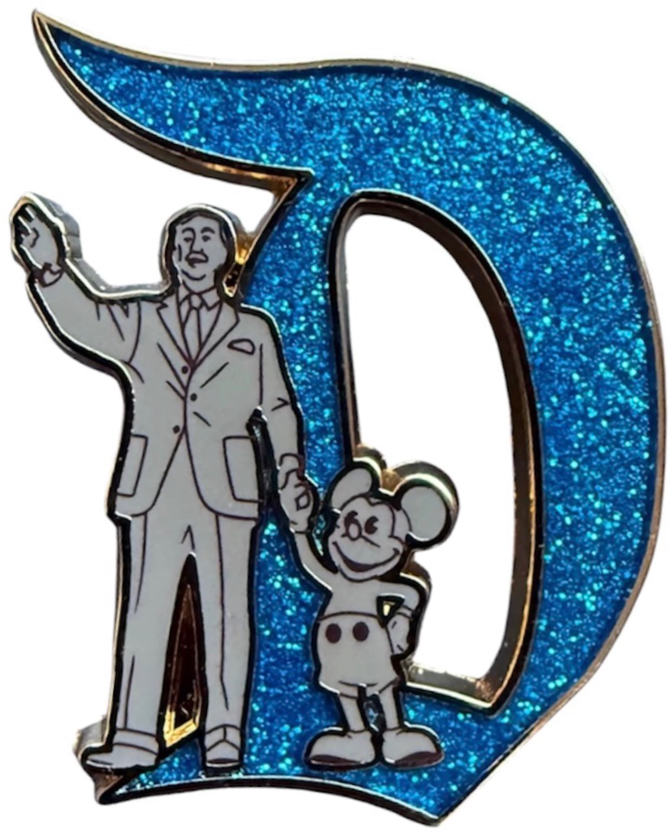 Walt and Mickey Partners Statue Disneyland D front