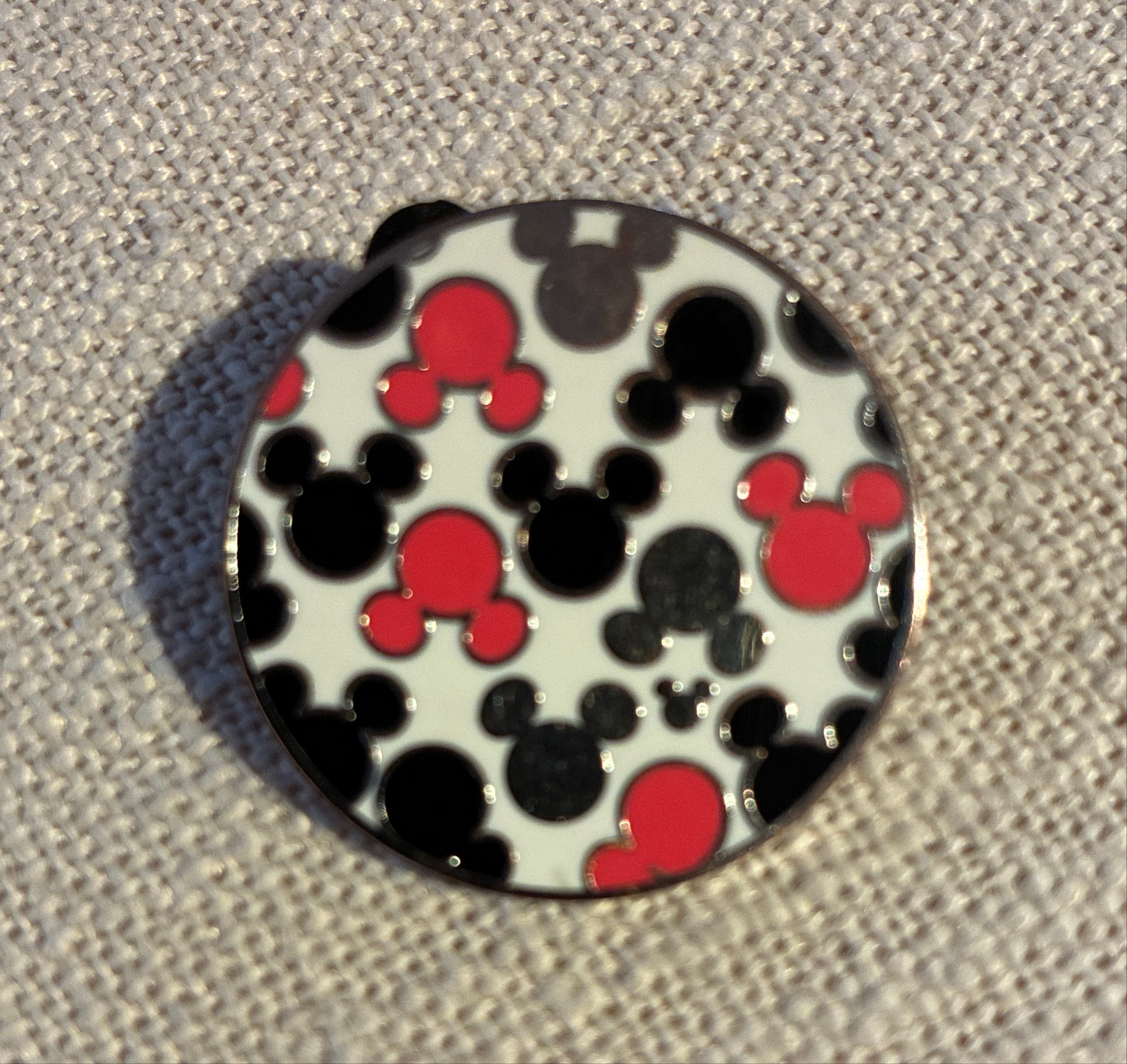 Hidden Mickey 2010: Brights Watches - Colorful Mickey Icons - Red front