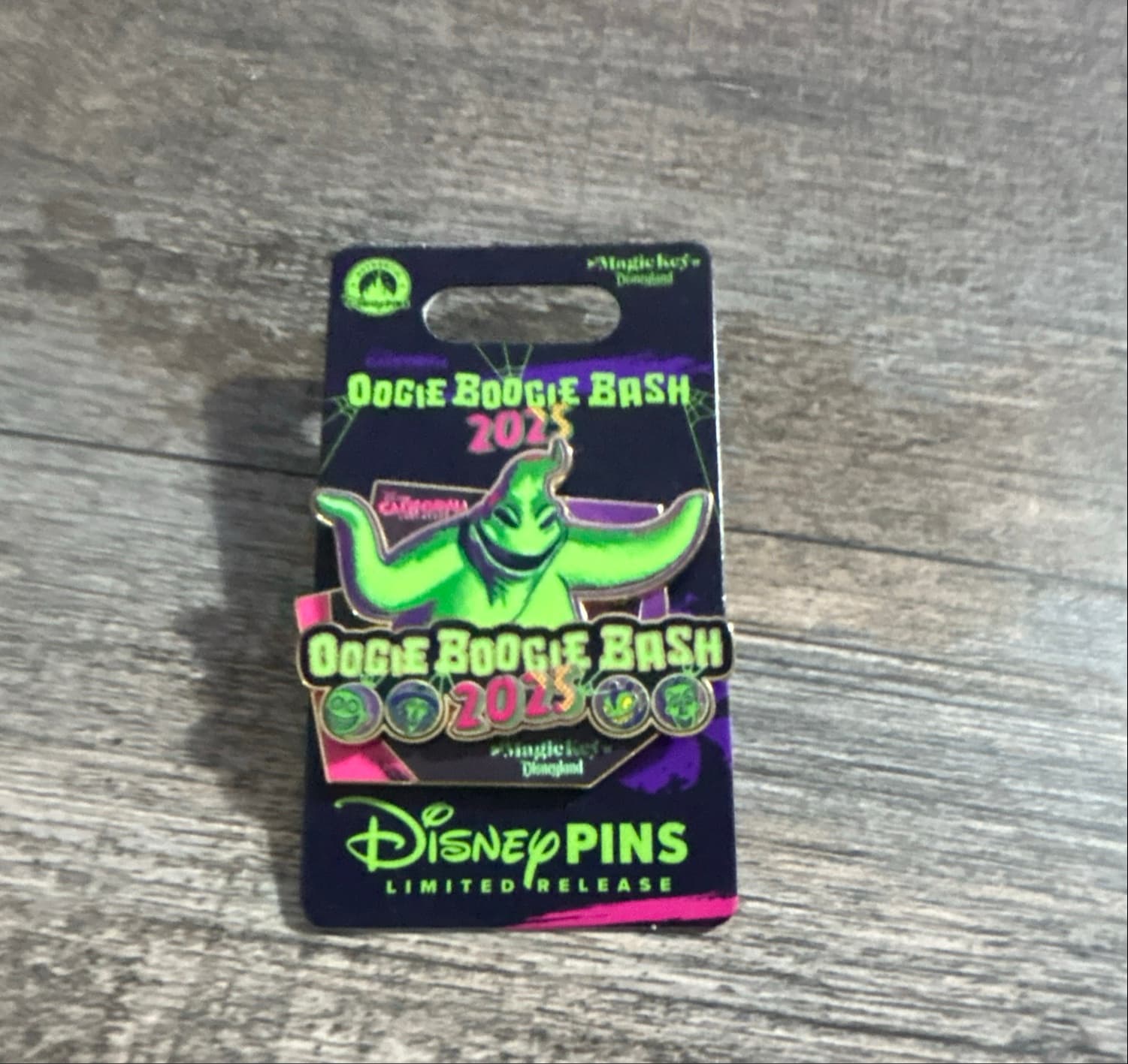 Oogie Boogie Bash - 2025 - Magic Key Pin front