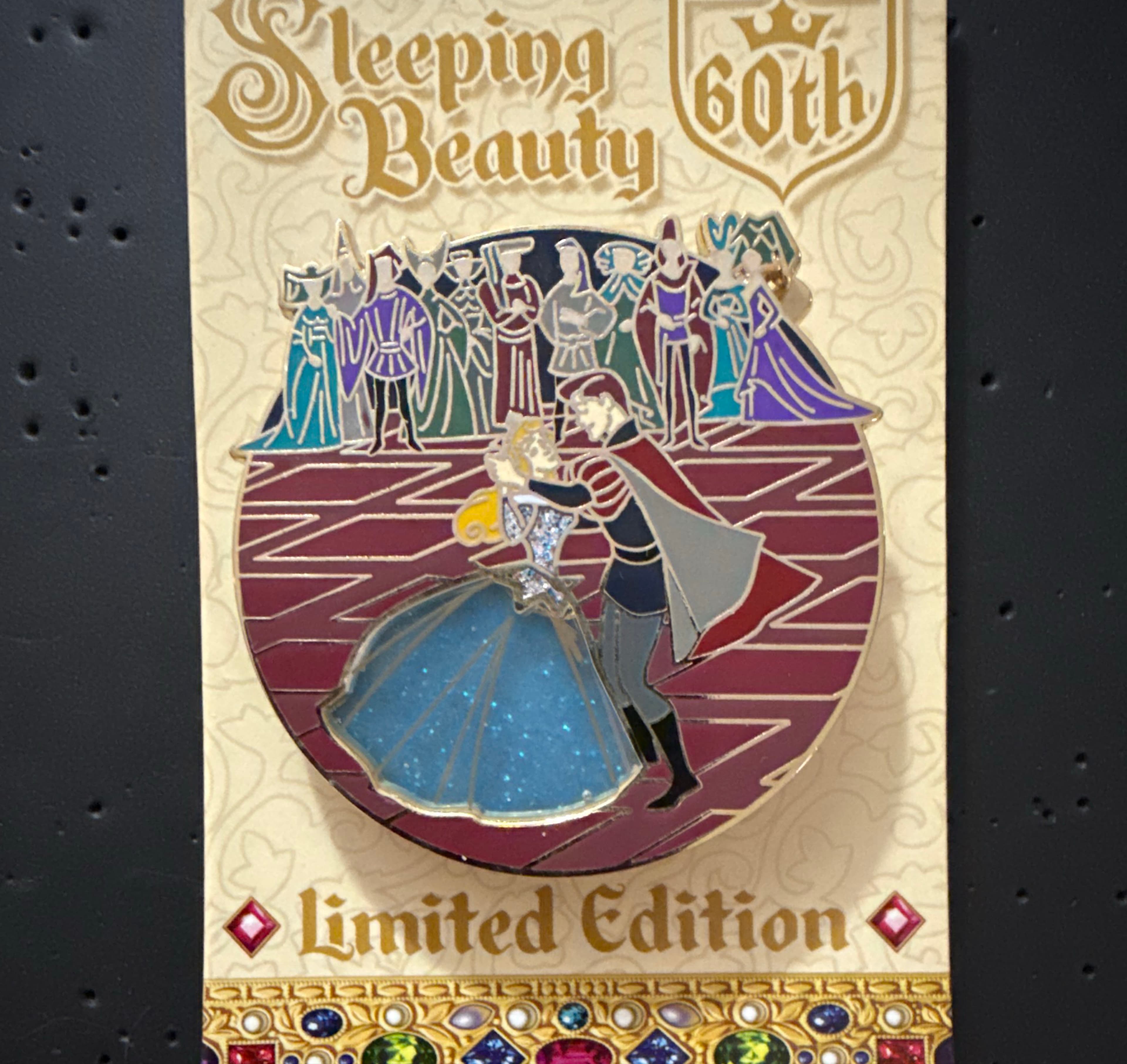 Sleeping Beauty 60th Anniversary - Aurora and Phillip Dancing Pin front