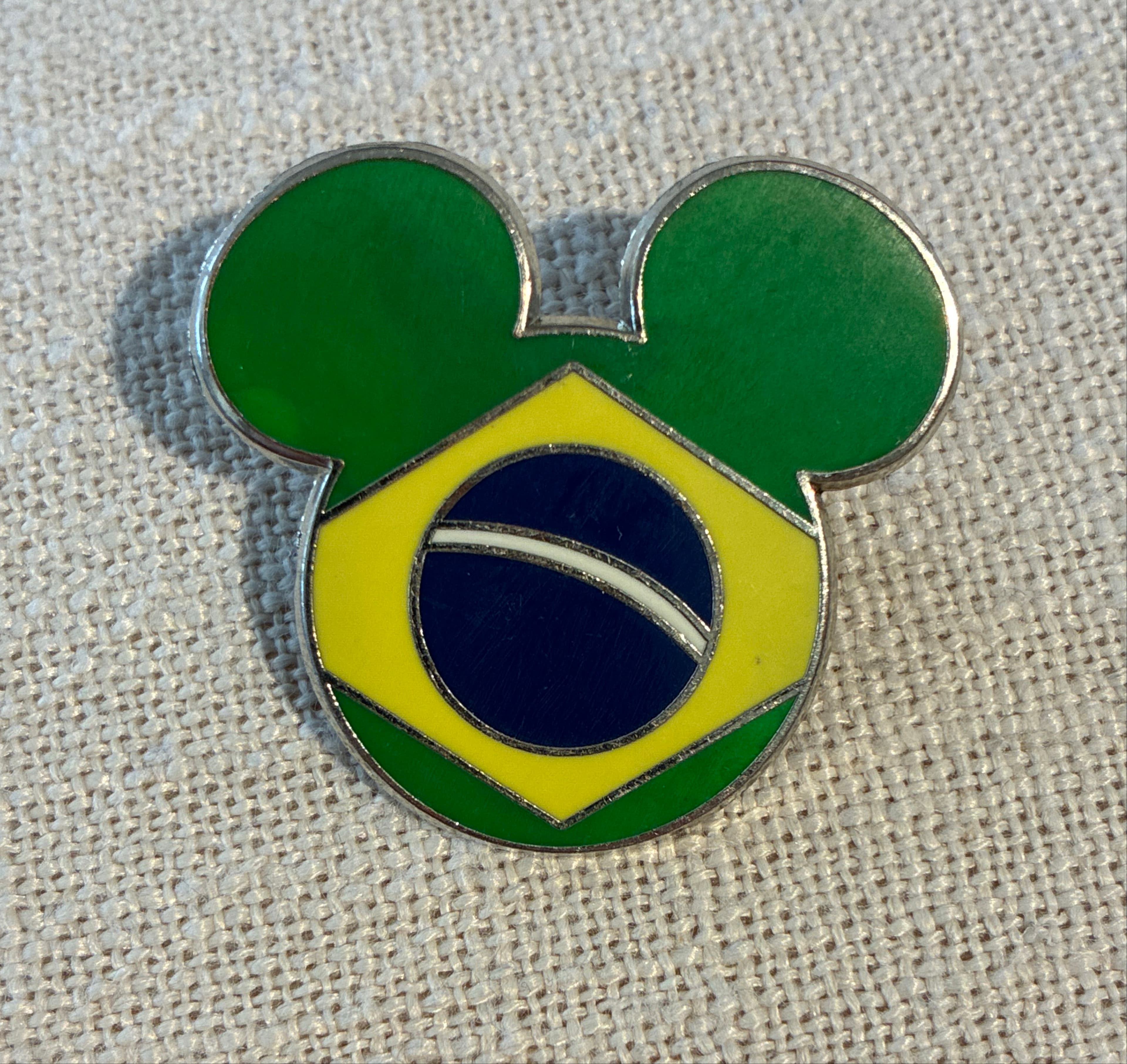 Mickey Mouse Icon - Brazil Flag front