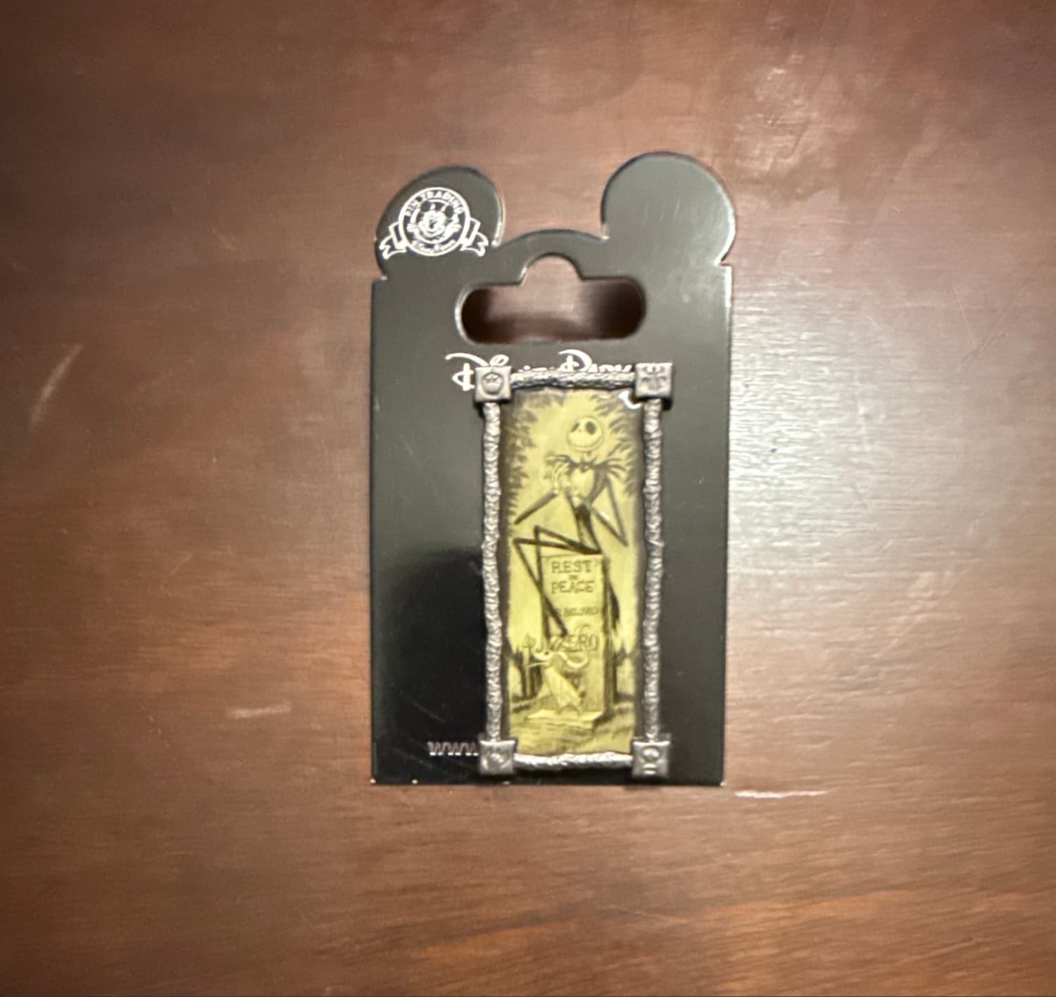 Jack Skellington behind R.I.P. Grave front