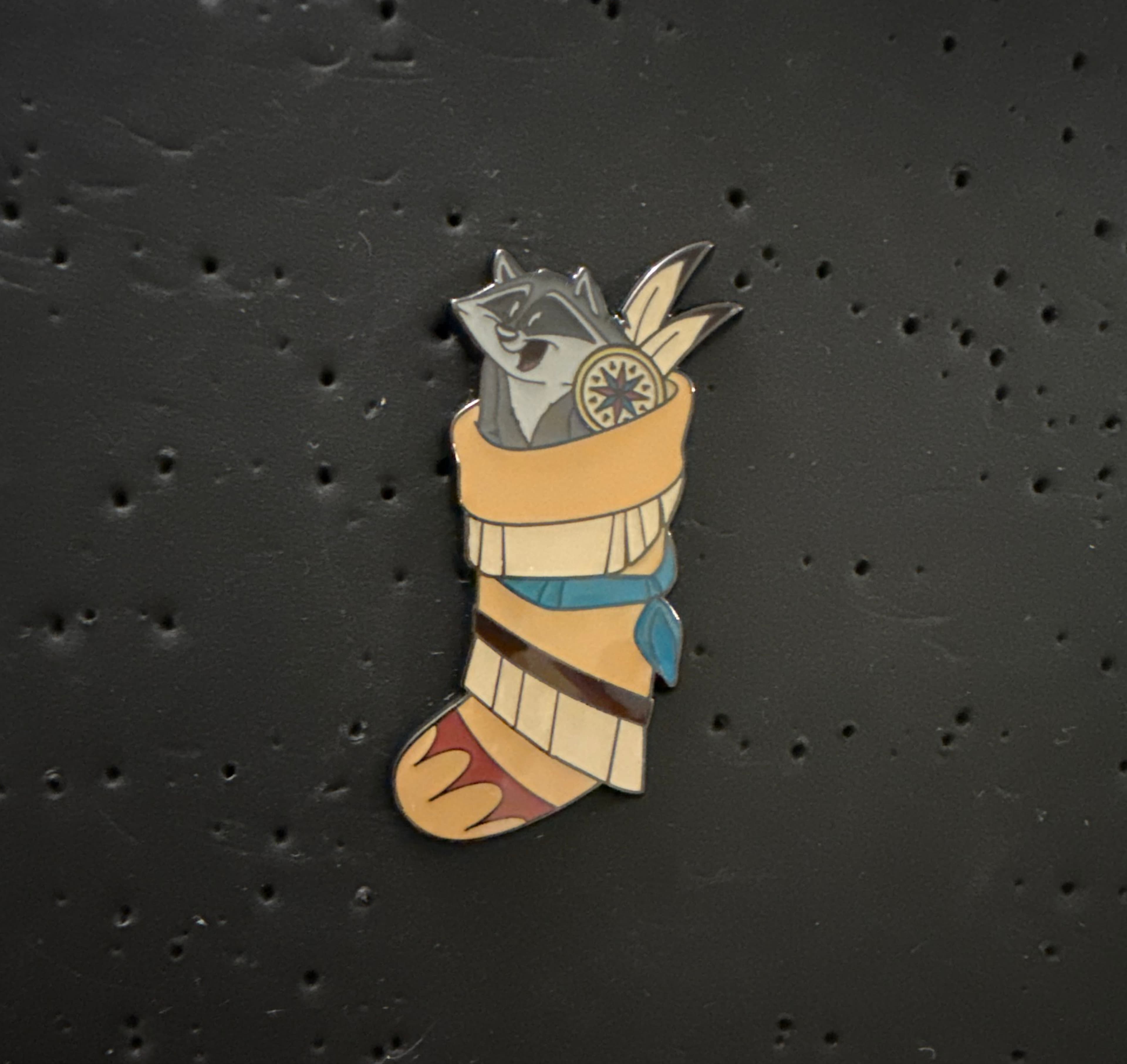 Meeko in Stocking - Pocahontas front