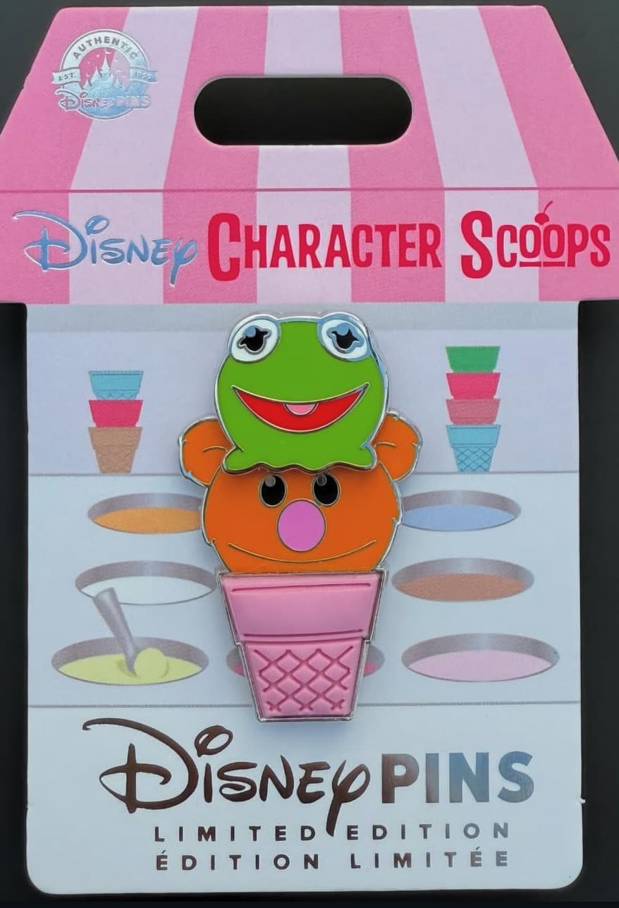 2024 Disney Parks Character Scoops - Kermit and Fozzie Bear front