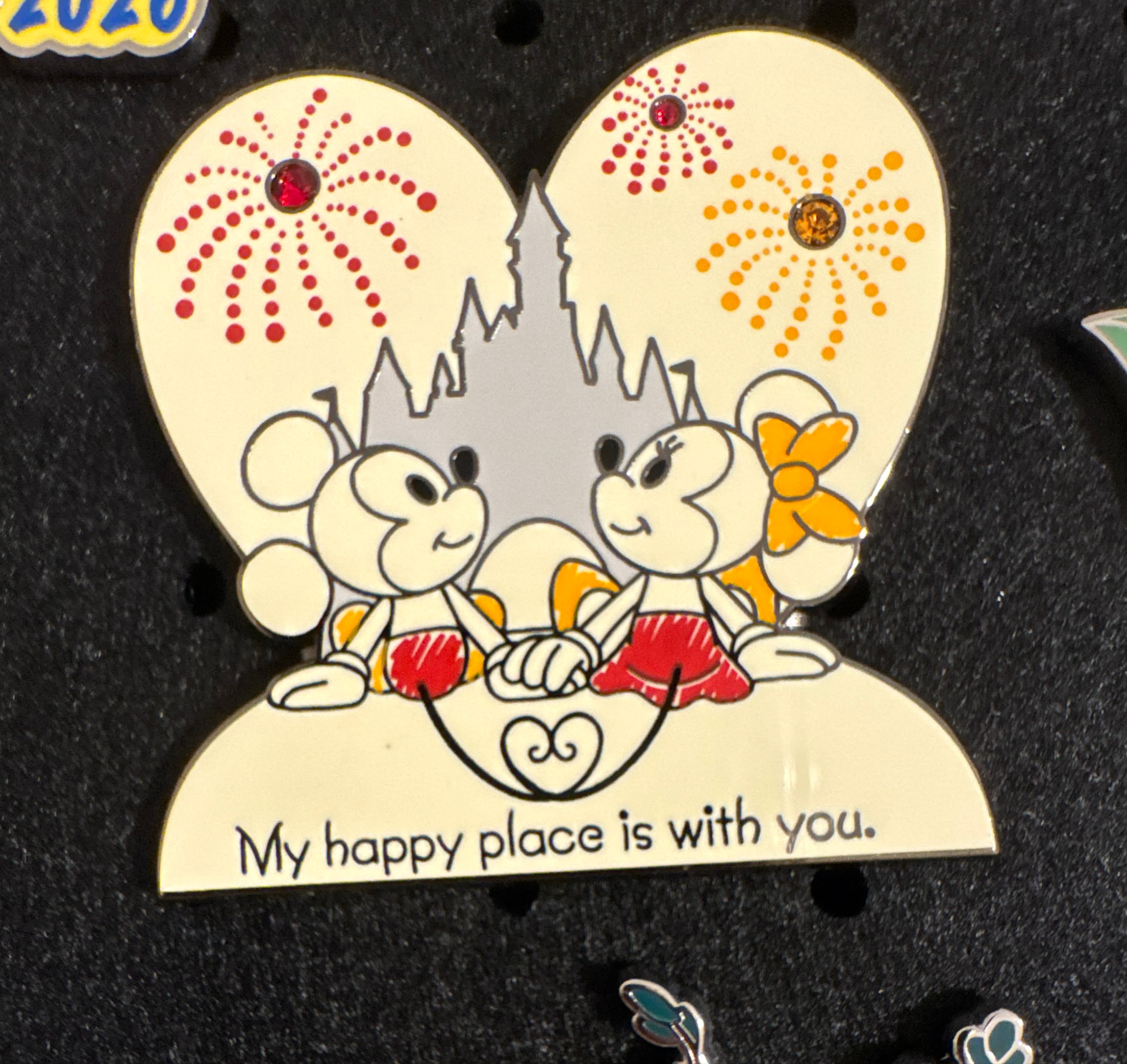 Mickey and Minnie "My Happy Place is with You" front