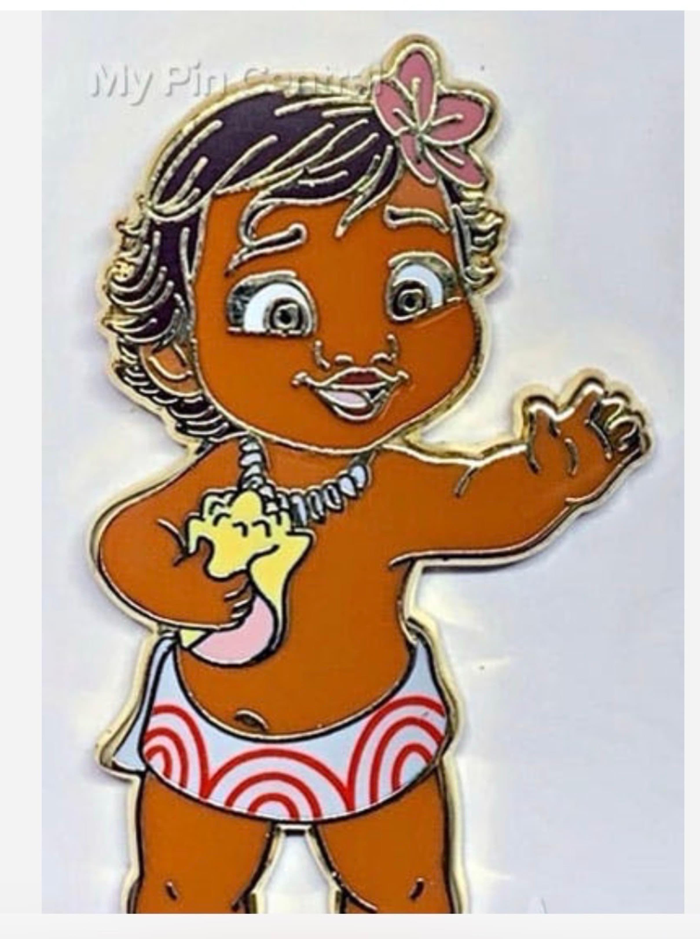 Baby Moana with Seashell front