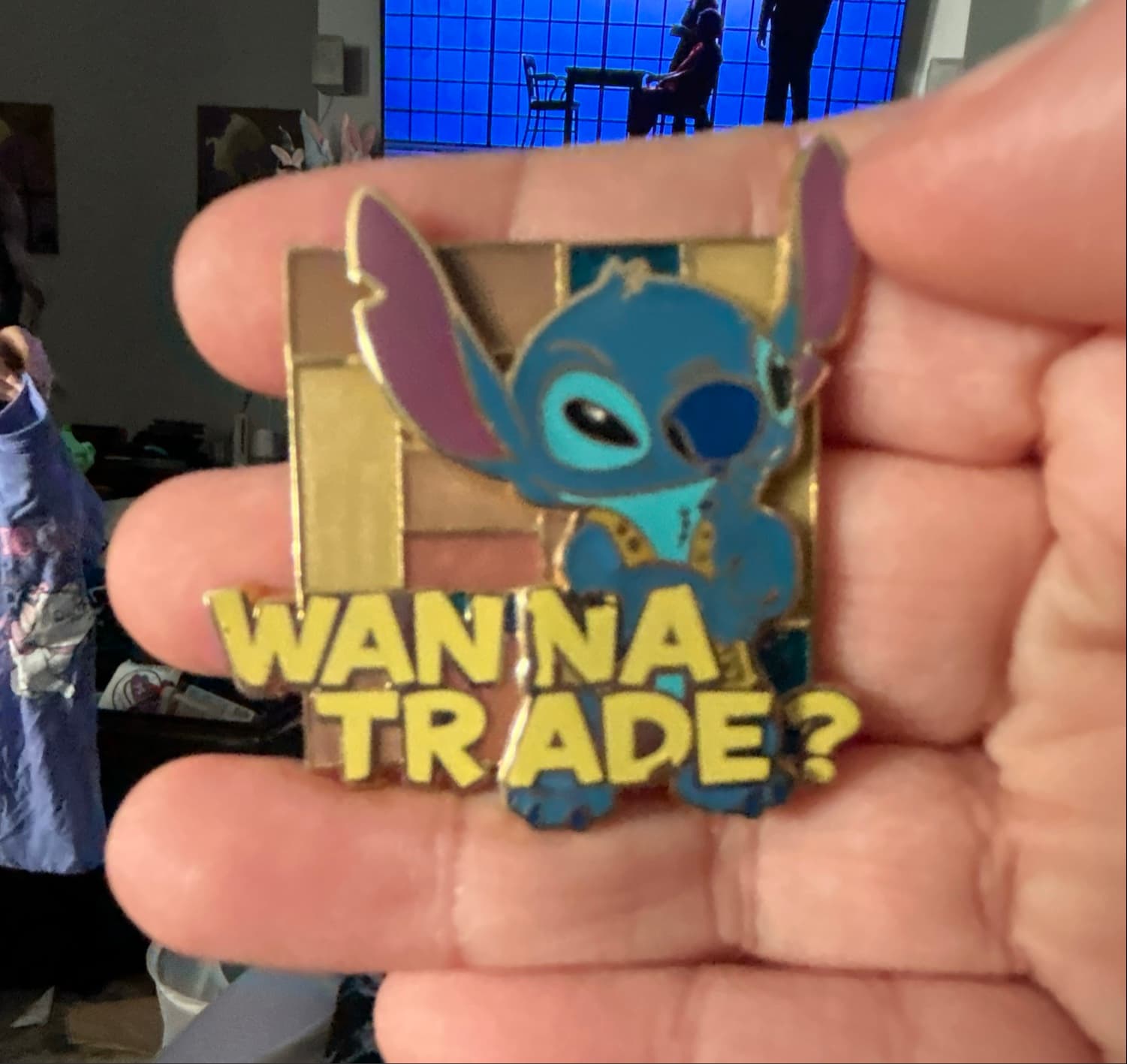 Wanna Trade? - Stitch front