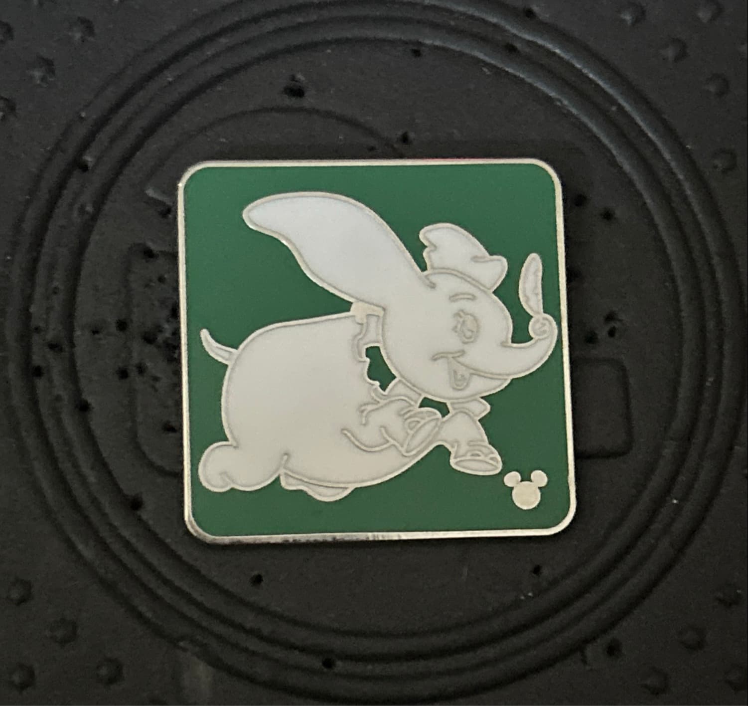 Dumbo Soaring with Feather - Hidden Mickey front