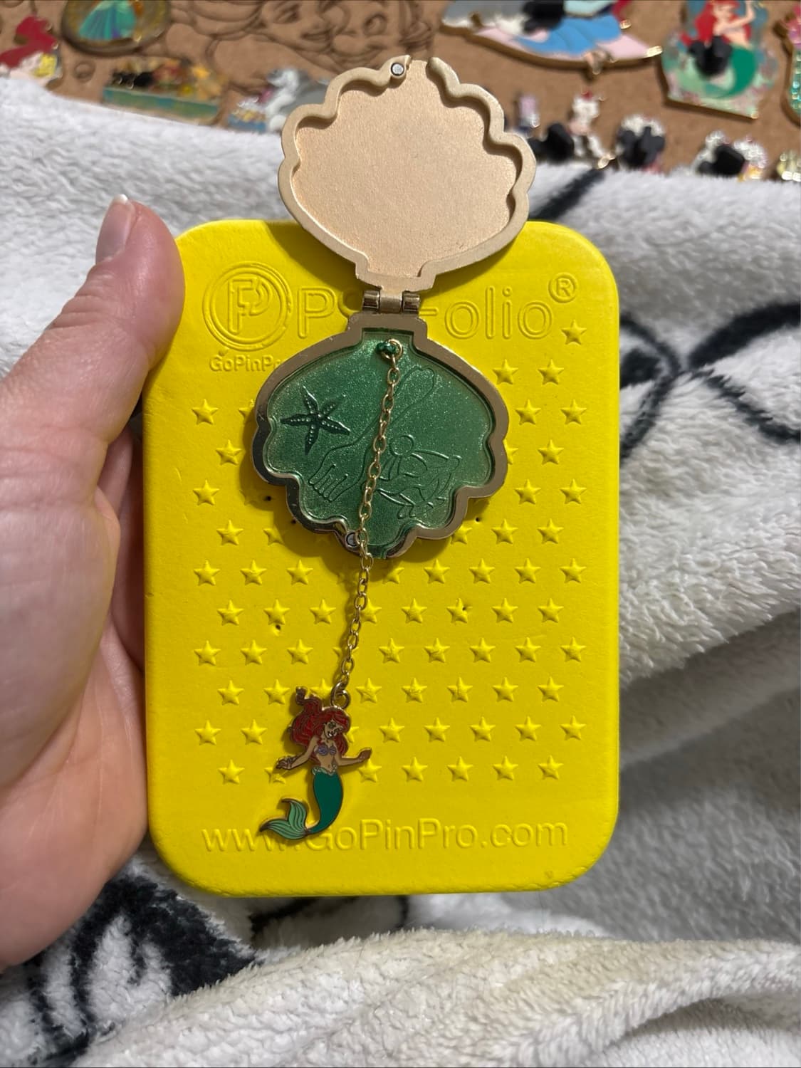 Hangin' Out At Disneyland Ariel's Undersea Adventure Ariel Pin front