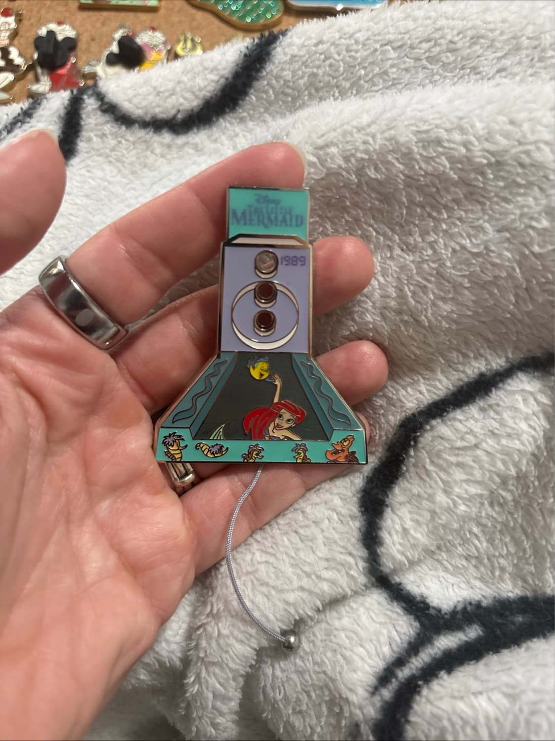 Disney Arcade Alley The Little Mermaid Ariel Pin front