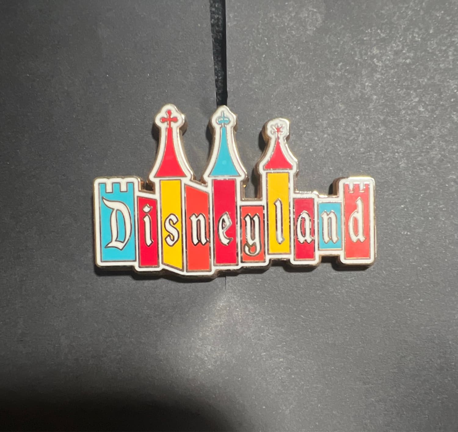 Disneyland Castle Logo Pin front
