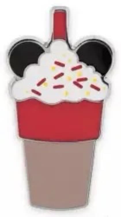Stitch Attacks Snacks Series 5 - Ice Cream Milkshake Pin front