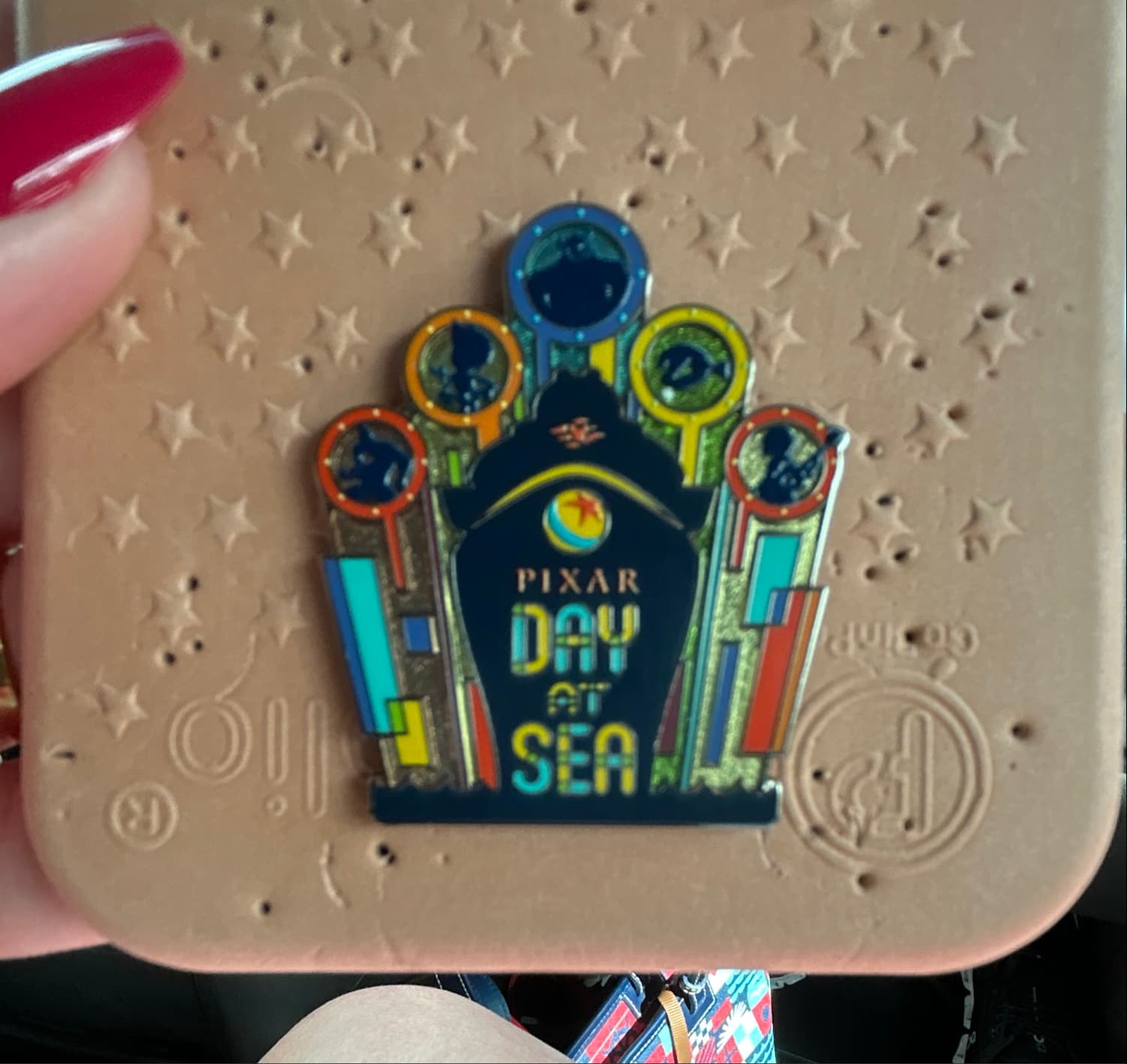 Pixar Day at Sea Pin front