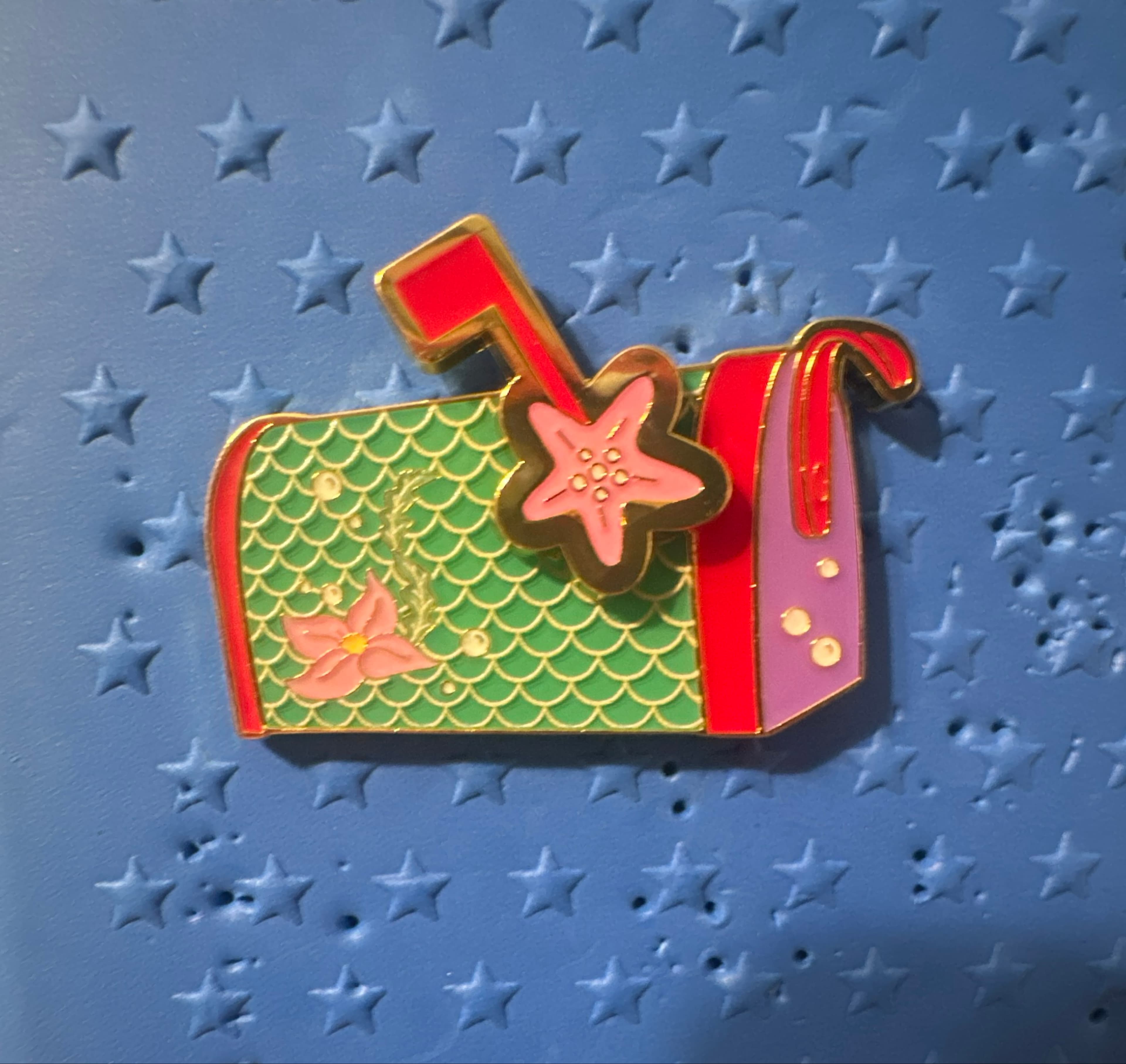 Ariel Mailbox Mystery Pin front