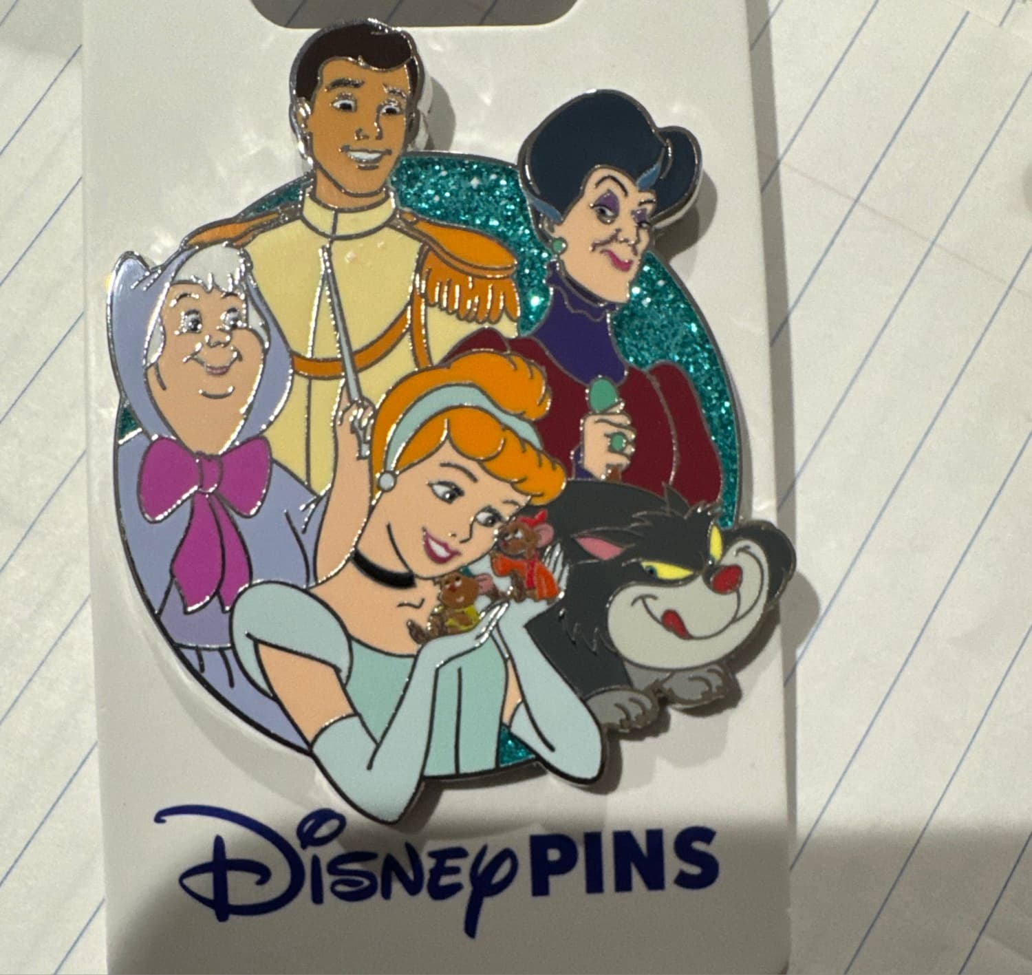 Cinderella Character Group Pin front