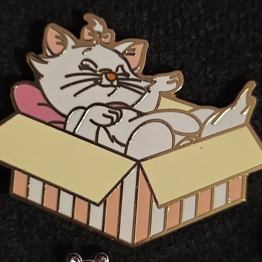 Marie Lounging in Box - Lounging Pets Mystery Blind Box front
