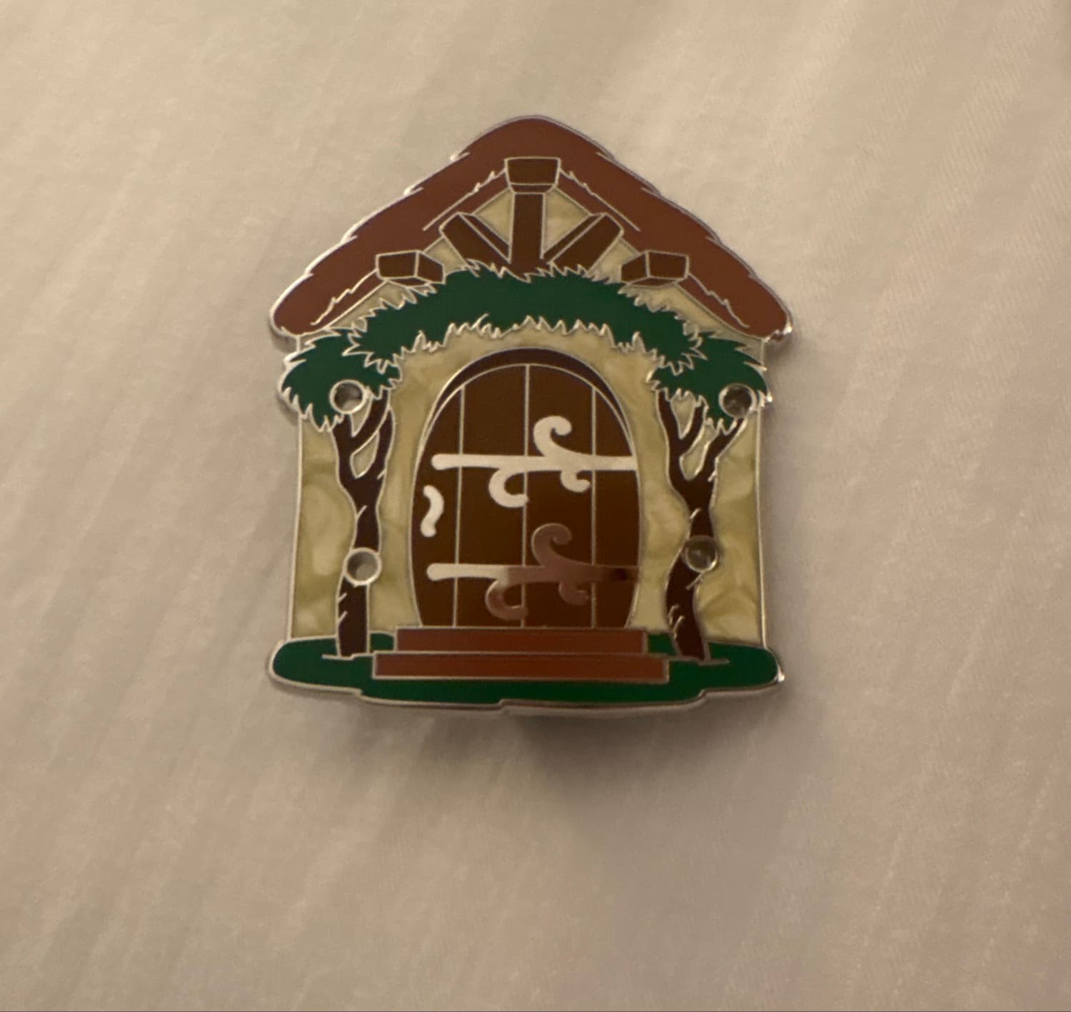 Dwarf's Cottage Base Pin - Snow White and the Seven Dwarfs Build-a-Pin front